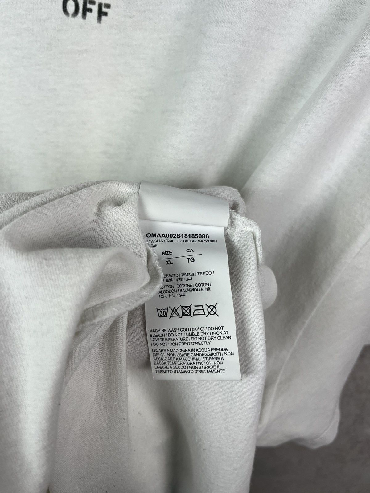 Off-White Off-White Temperature 2018 Oversized T-Shirt Rare Hype Y2K Size US XL / EU 56 / 4 - 17 Thumbnail