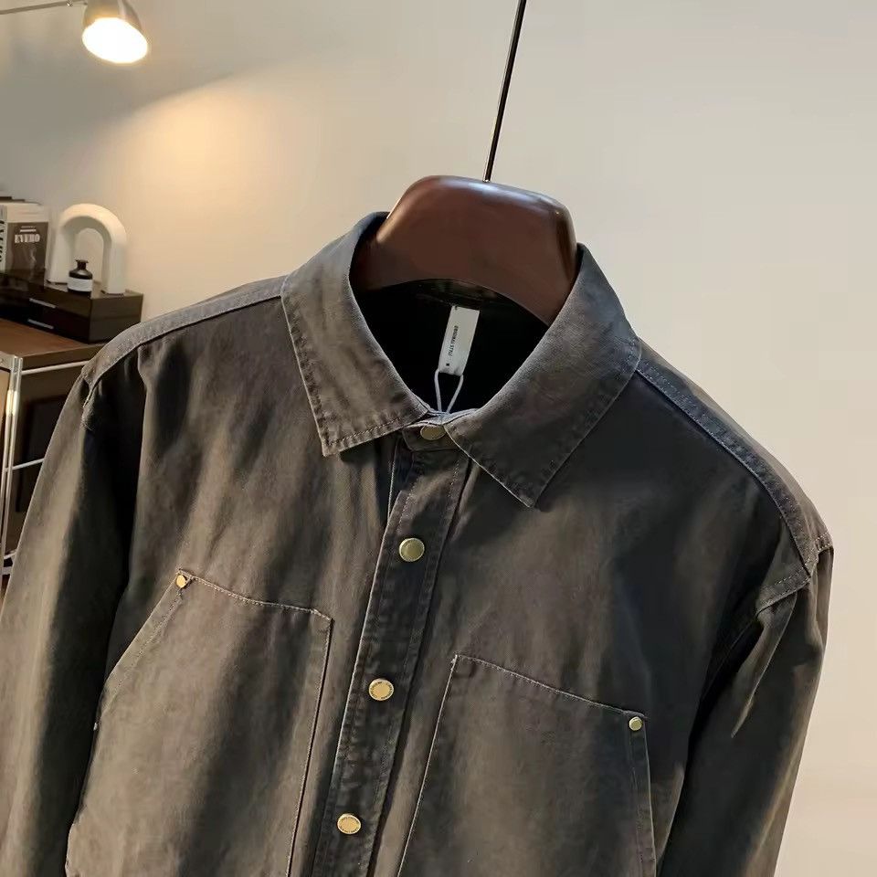 Vintage Washed Vintage Retro Streetwear Long Sleeve Shirt Jacket Size US M / EU 48-50 / 2 - 3 Thumbnail