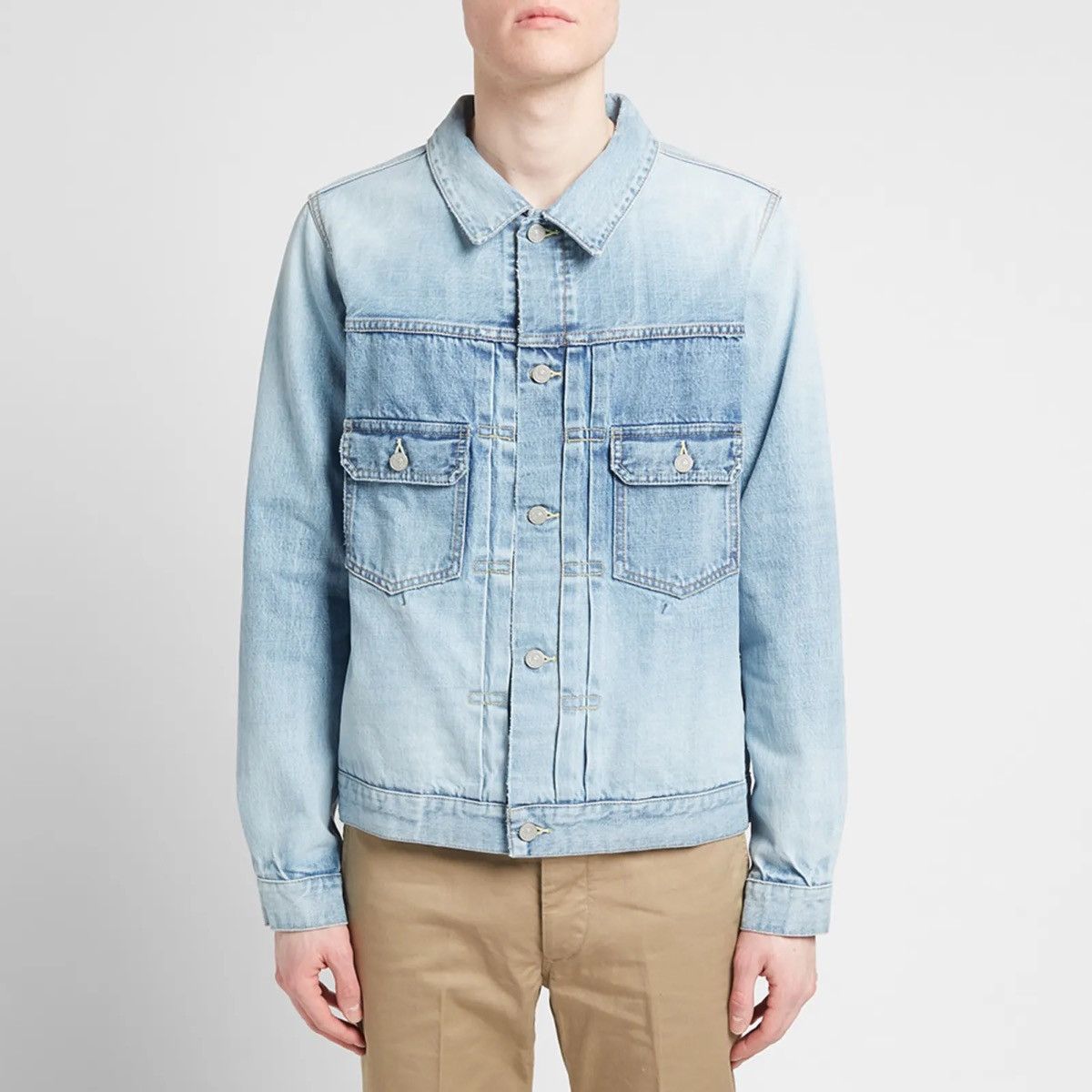 Visvim Sz2 19SS 101 Social Sculpture Distressed Denim Jacket Size US M / EU 48-50 / 2 - 2 Thumbnail
