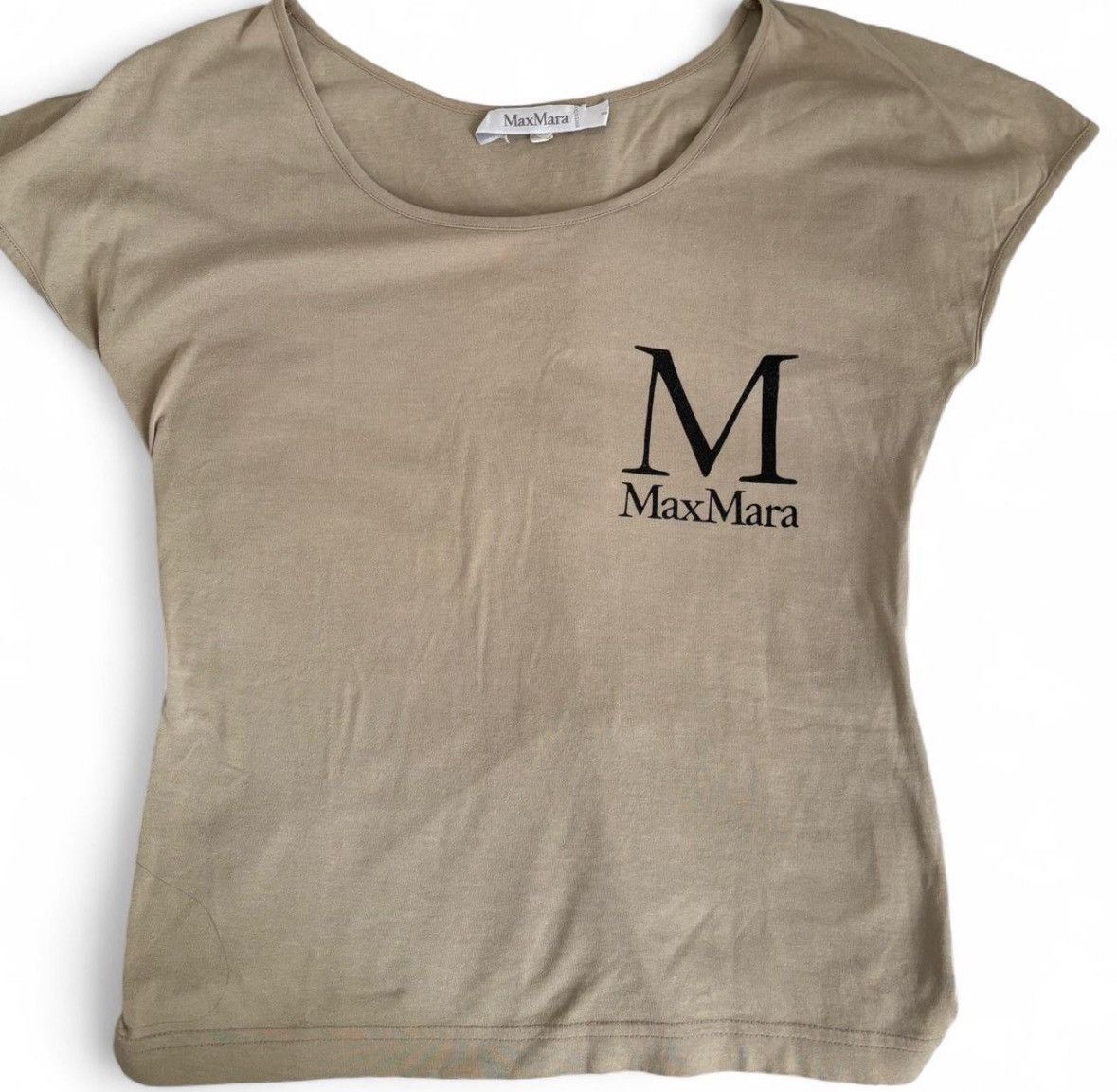 Max Mara Max mara wide neck tee Size S / US 4 / IT 40 - 1 Thumbnail
