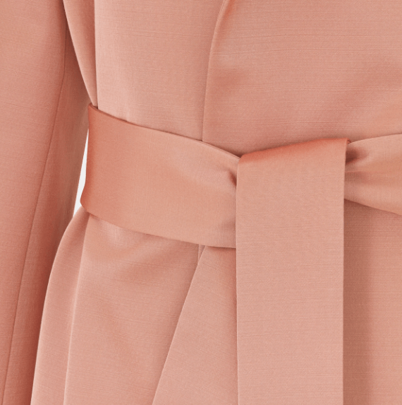Dior o1w1db10925 441M35 Coat with Belt in Pink Size XL / US 12-14 / IT 48-50 - 3 Thumbnail