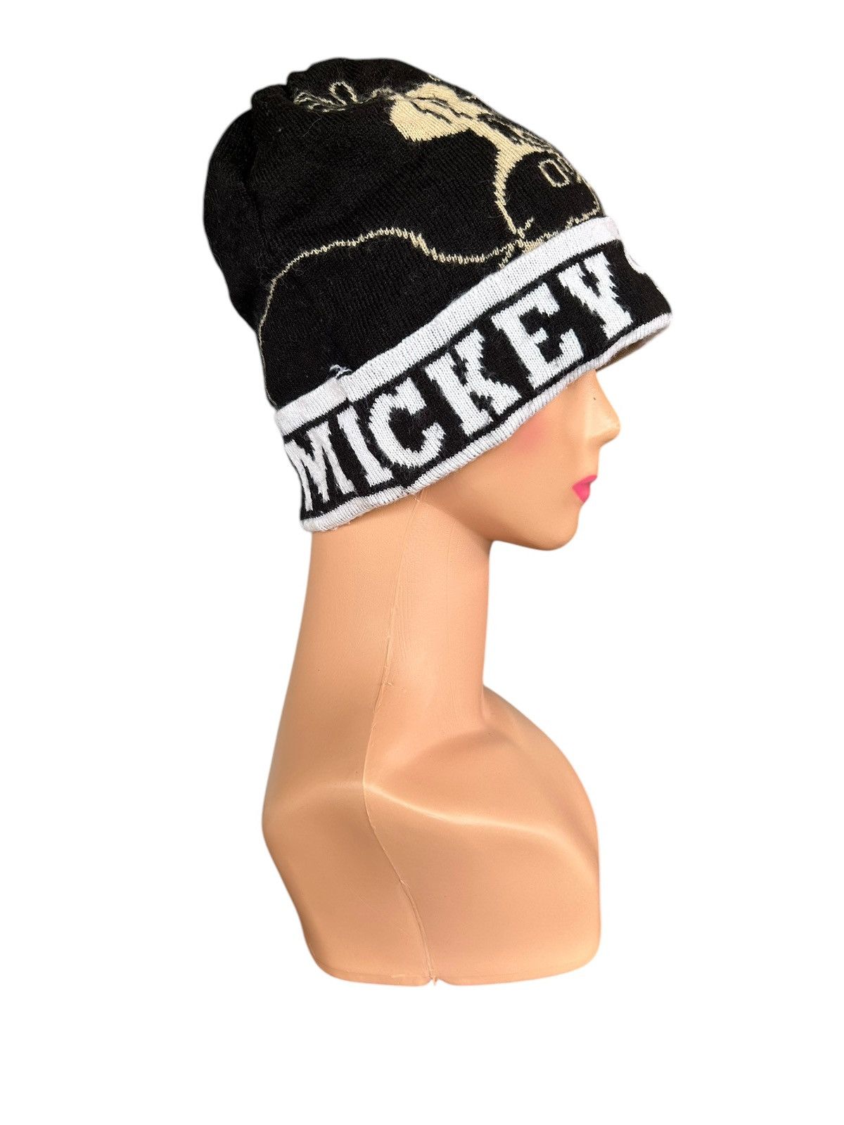 Kapital Vintage Mickey Mouse Full Print Beanie Hats Size ONE SIZE - 5 Thumbnail