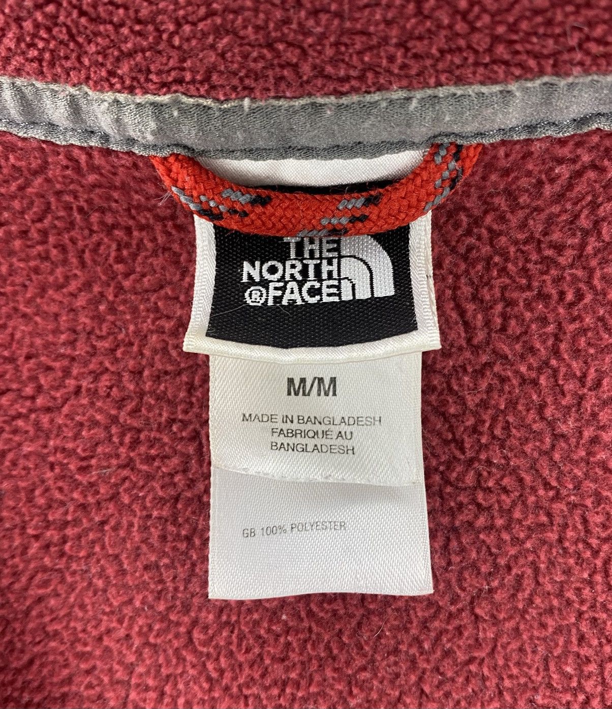 The North Face North Face Red Fleece Full Zip TKA 200 Womens Medium Zip Size M / US 6-8 / IT 42-44 - 4 Thumbnail