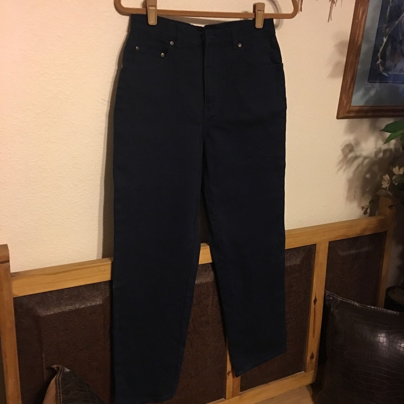 Other Style & Co navy classic 5 pocket jeans 8P Size 29" - 1 Thumbnail
