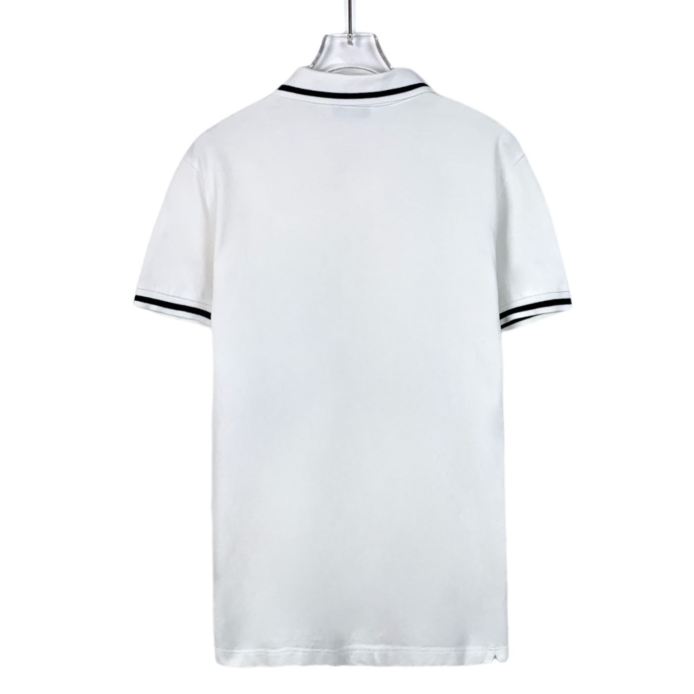 Dior Dior White Bee Embroidered Cotton Polo Shirt (Size S) Size US S / EU 44-46 / 1 - 7 Thumbnail