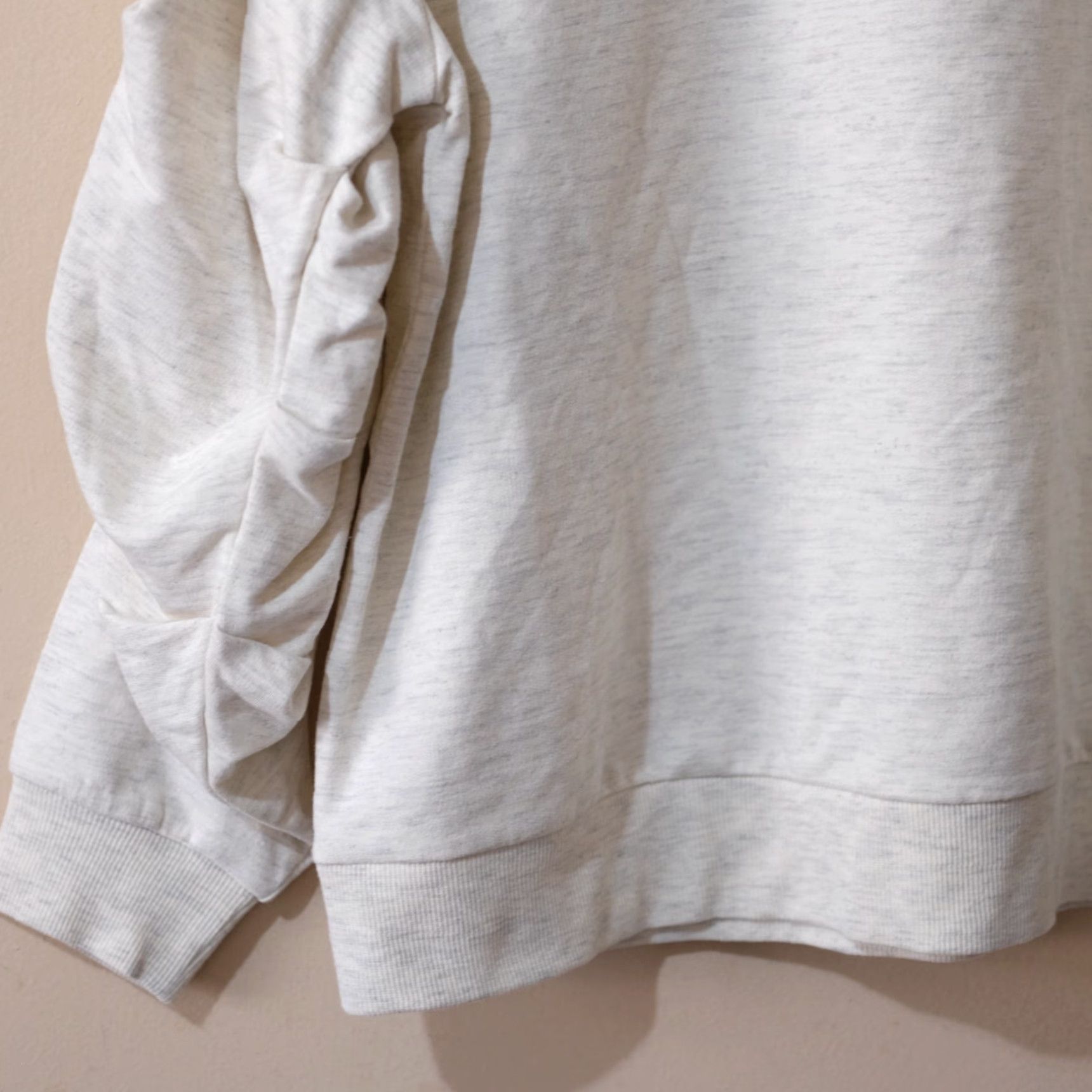 Vintage NWOT Black Rivet Pullover Sweatshirt Beige Crew Neck Women's L Sweatshirt Size L / US 10 / IT 46 - 3 Thumbnail