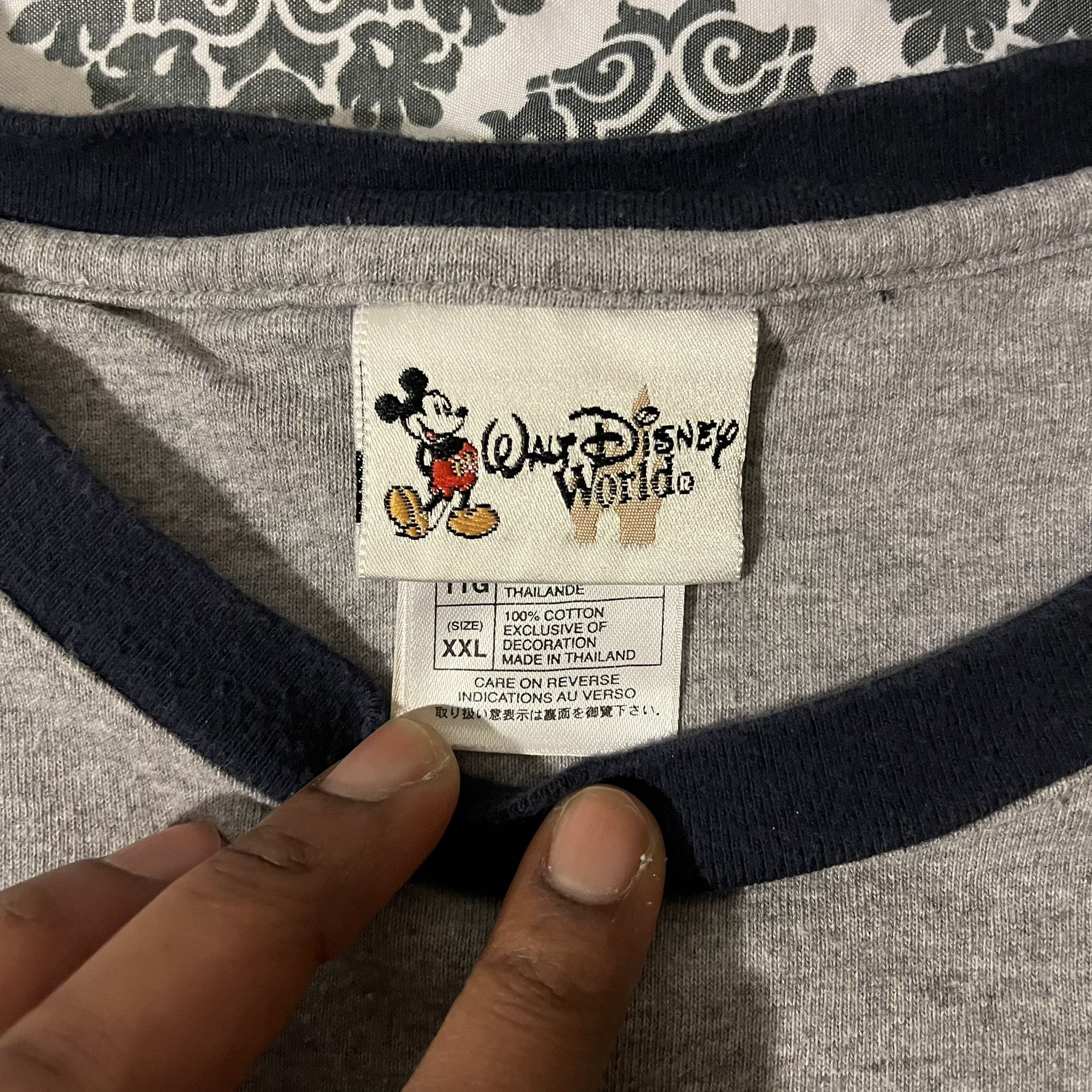 Disney × Vintage VTG 00s Disney World Authentic Tee Size US XXL / EU 58 / 5 - 4 Thumbnail
