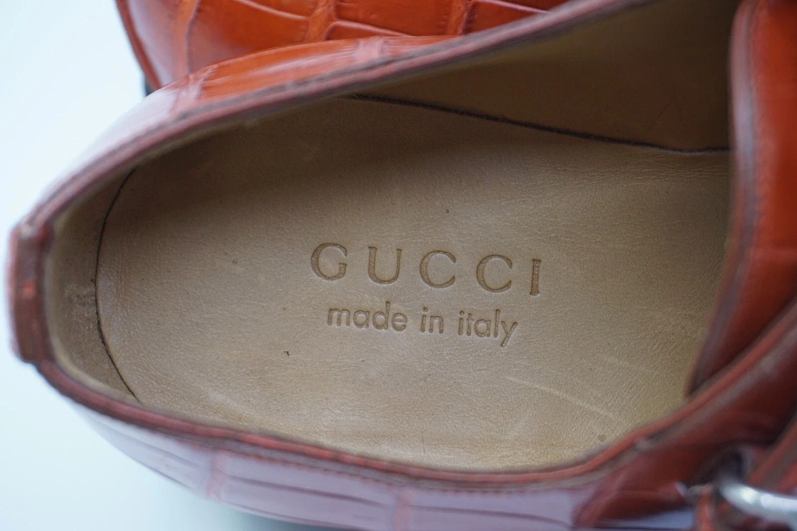 Gucci RARE Gucci Exotic Alligator Crocodile UK 7 US 7.5 Size US 7.5 / EU 40-41 - 7 Thumbnail