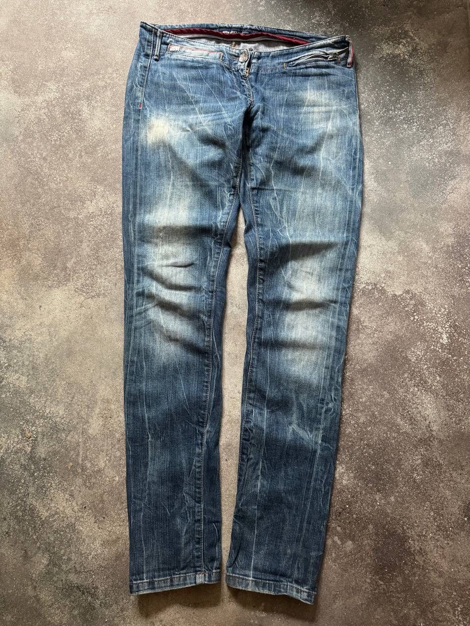 Japanese Brand × Miss Sixty × Vintage Miss Sixty Vintage Amazing Washed Low Rise Y2K Jeans 00’s Size 30" / US 8 / IT 44 - 3 Thumbnail