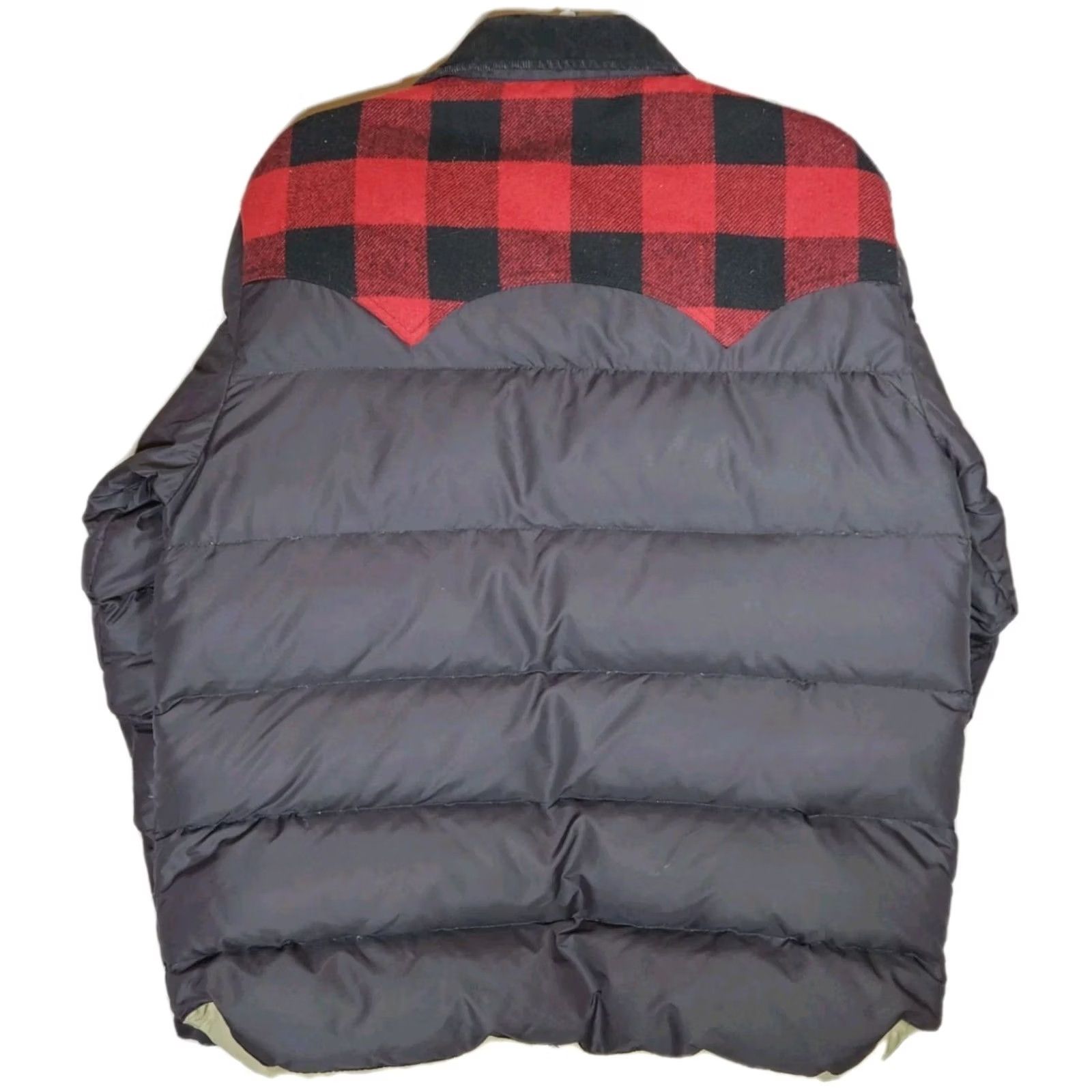 Penfield VINTAGE Penfield Rockford Buffalo Check Yoke Down Puffer Jacket Black Red Men's XL Jacket Size US XL / EU 56 / 4 - 3 Thumbnail