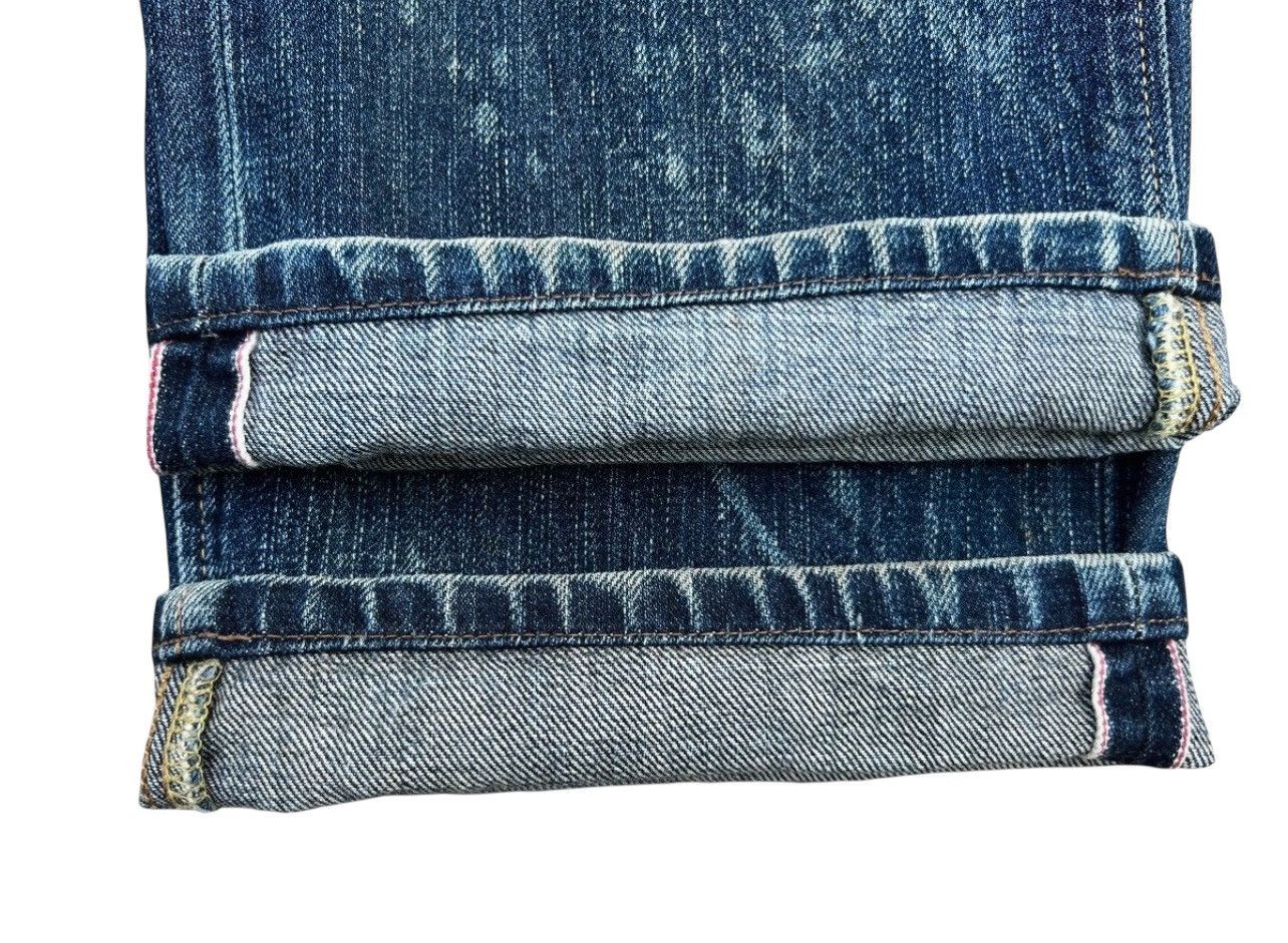 Edwin Vintage Edwin 505X Selvedge Distressed Mudwash Jeans 32x29 Size US 32 / EU 48 - 6 Thumbnail