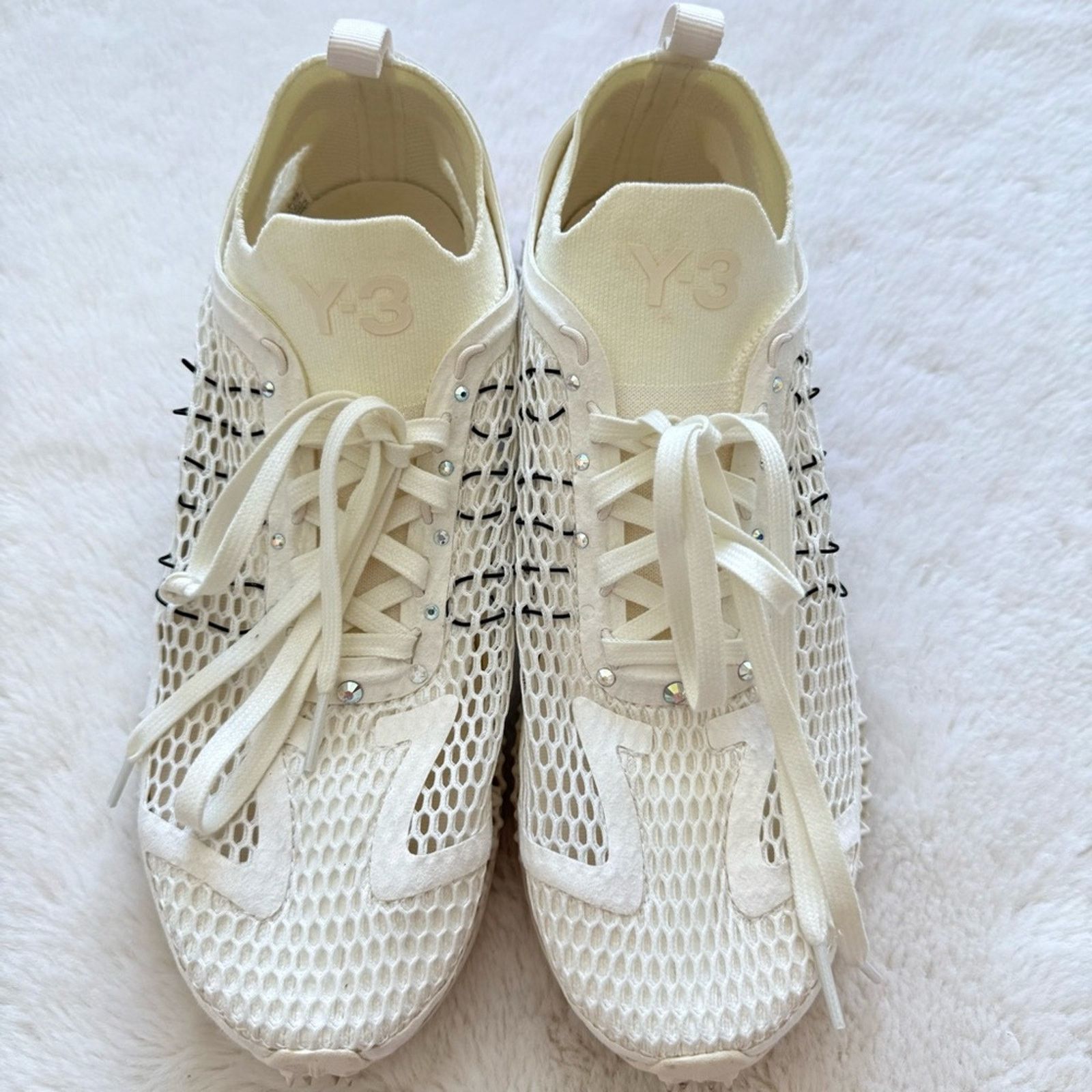 Adidas Yohji Yamamoto women white sneakers size 7.5 US Retail 380$ Size US 7.5 / IT 37.5 - 2 Thumbnail