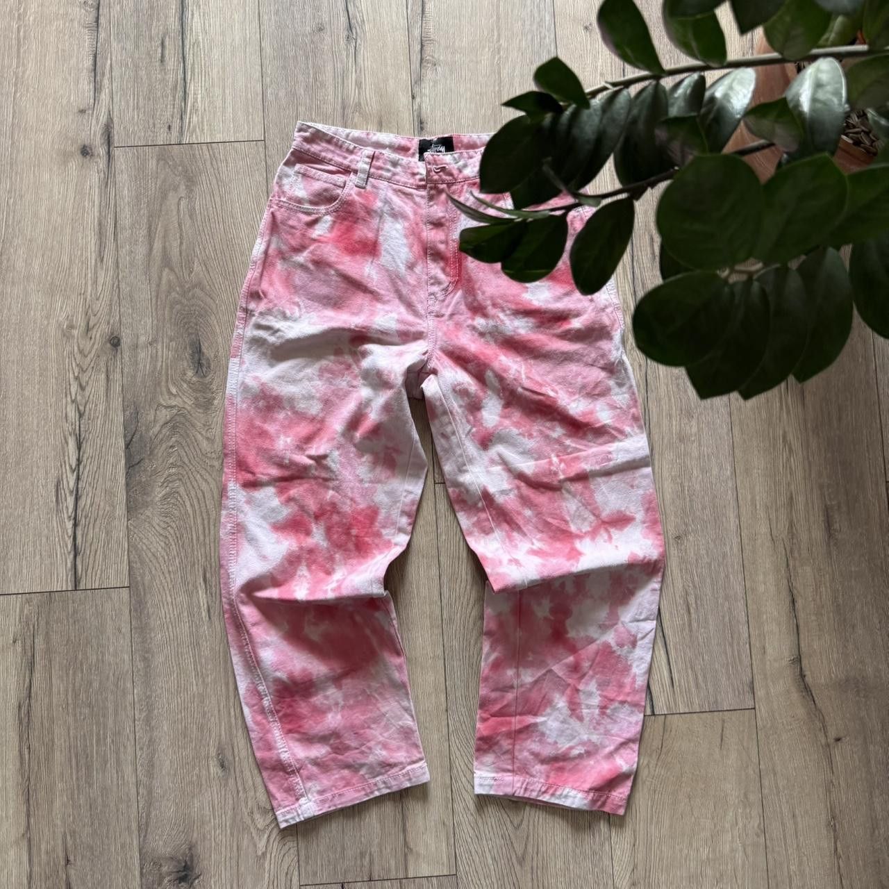 Stussy Stussy Womans Tie Dye Bottoms Pink Size 28" / US 6 / IT 42 - 1 Thumbnail