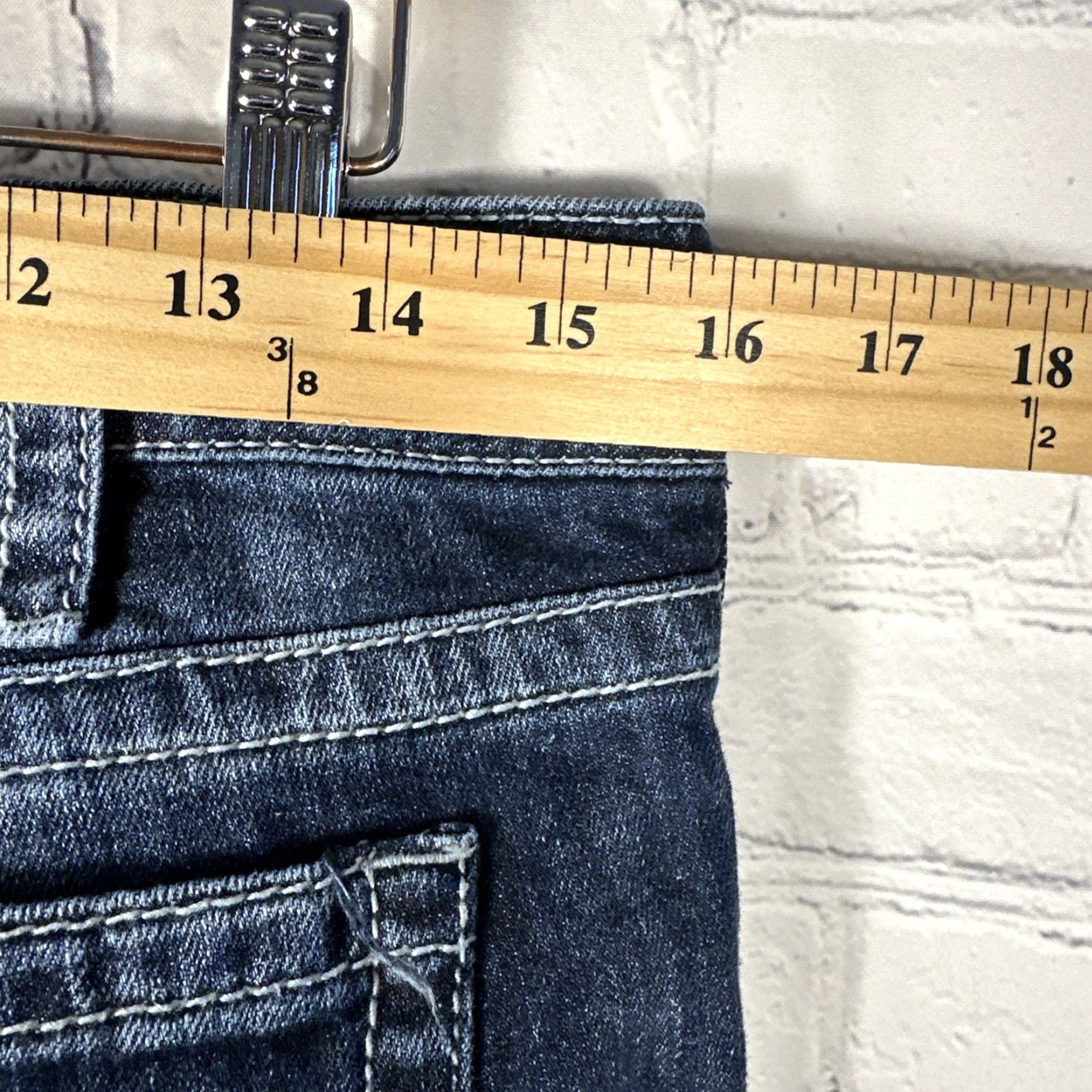 Silver Jeans Co. Silver Jeans Aiko Bootcut Jeans Women's Size 31x33 Stretch Dark Low Rise Thick Size 24" / US 00 / IT 34 - 7 Thumbnail