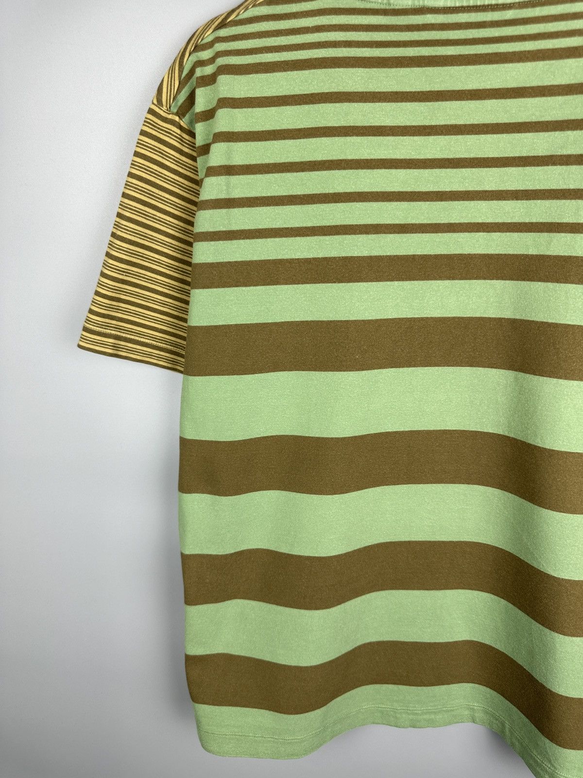 Marni Marni Stripe T Shirt Tee Old Money Luxury Logo Polo Size US M / EU 48-50 / 2 - 8 Thumbnail
