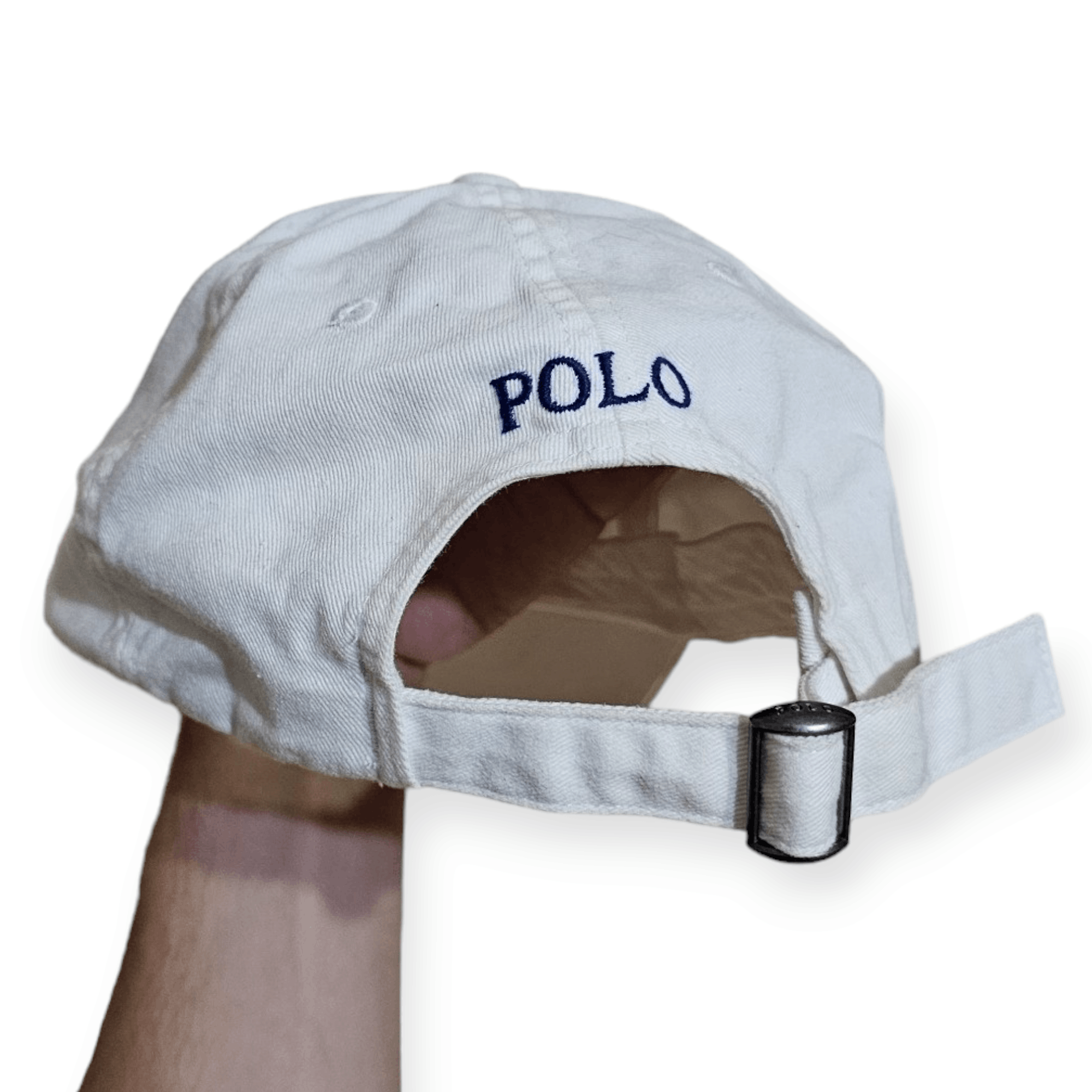 Polo Ralph Lauren × Ralph Lauren Polo Ralph Lauren Center Logo White Hat Size ONE SIZE - 3 Thumbnail