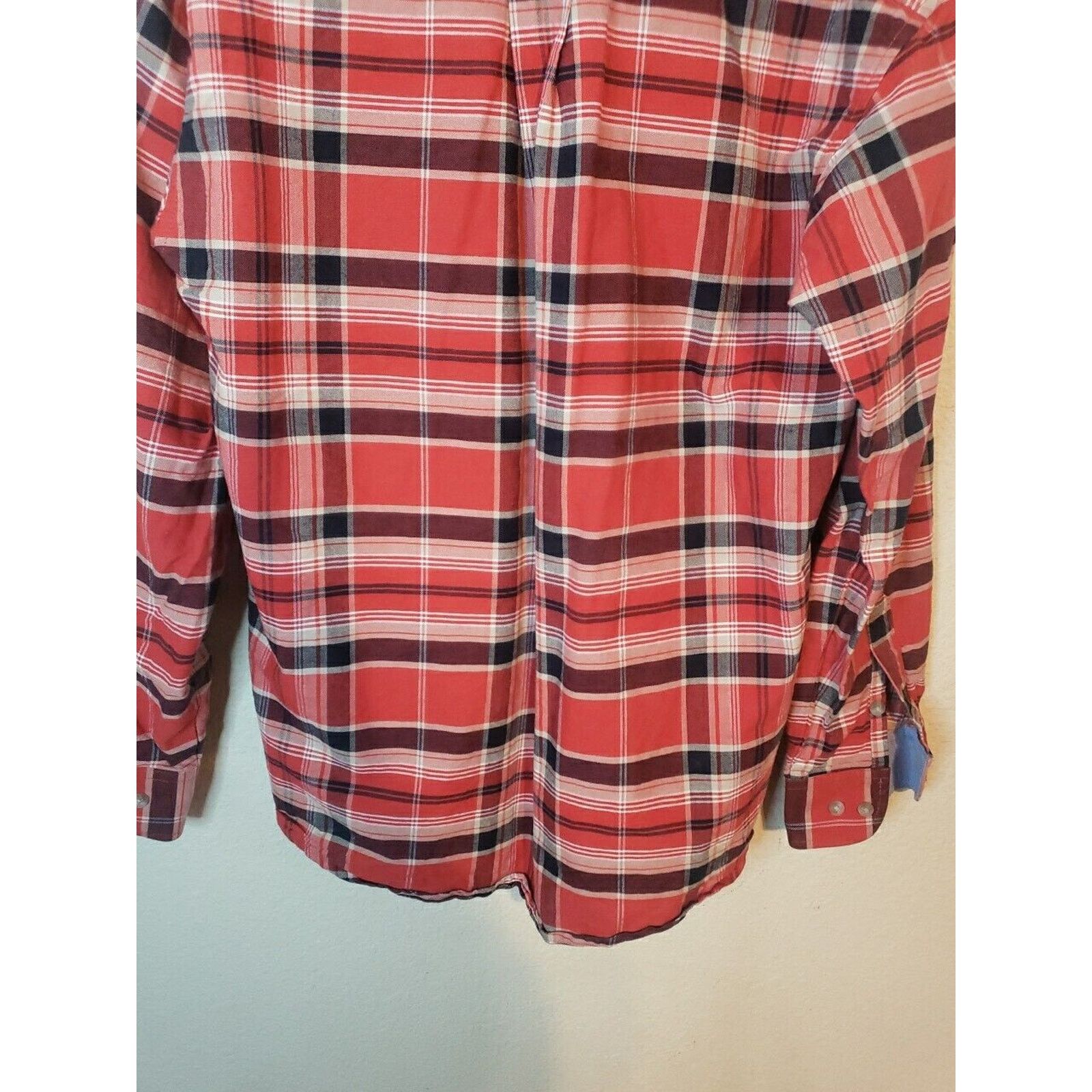 Wrangler Wrangler TwentyX 20X Red Plaid Long Sleeve Shirt Men's XL Size US XL / EU 56 / 4 - 10 Thumbnail