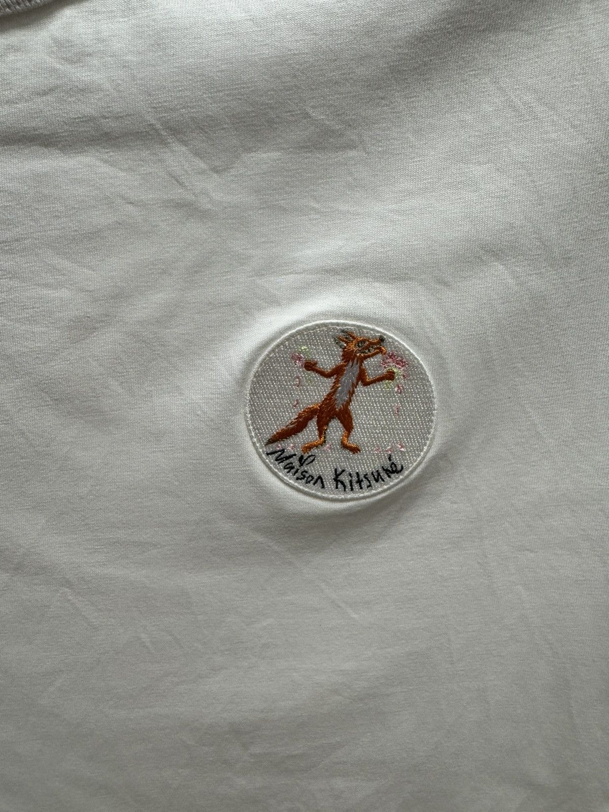 Maison Kitsune Maison kitsune white fox t-shirt M sz Size US M / EU 48-50 / 2 - 6 Thumbnail