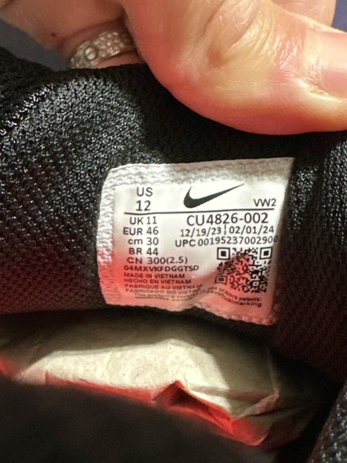 Nike Nike Air Max AP - Black White (Size 12) CU4826 002 NEW Size US 12 / EU 45 - 8 Thumbnail