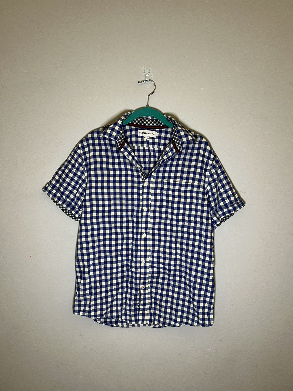 Vintage George & Martha Plaid Button Up Size US M / EU 48-50 / 2 - 1 Thumbnail