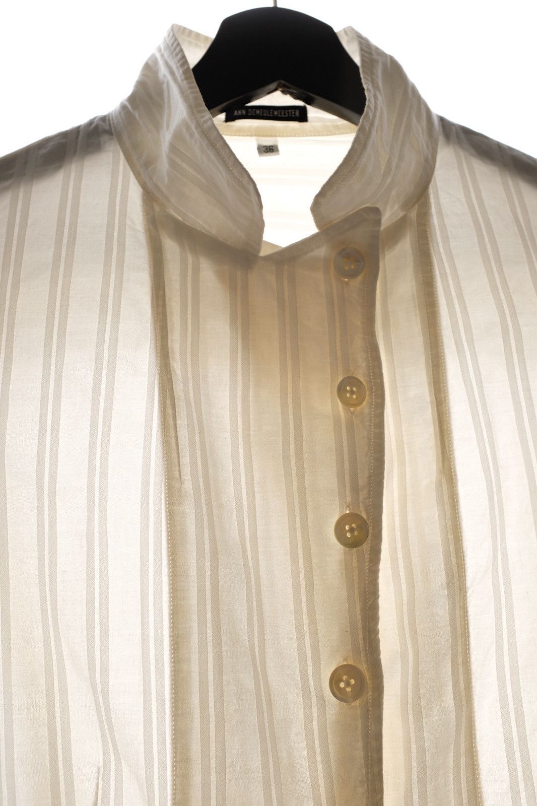 Ann Demeulemeester ANN DEMEULEMEESTER ASYMMETRICAL SHIRT Size XS / US 0-2 / IT 36-38 - 7 Thumbnail