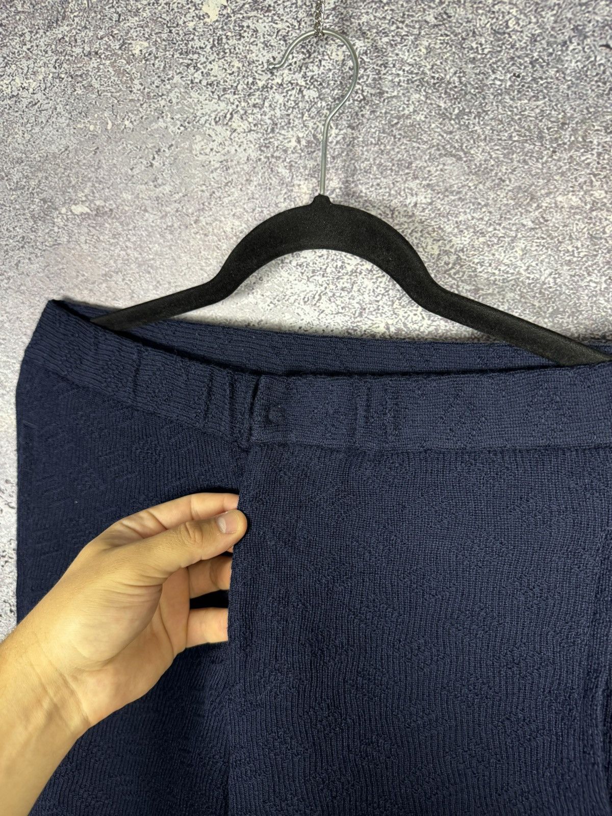 Emporio Armani Emporio Armani Women’s Blue Double Knit Lana Wool Suits Size M / US 6-8 / IT 42-44 - 23 Thumbnail