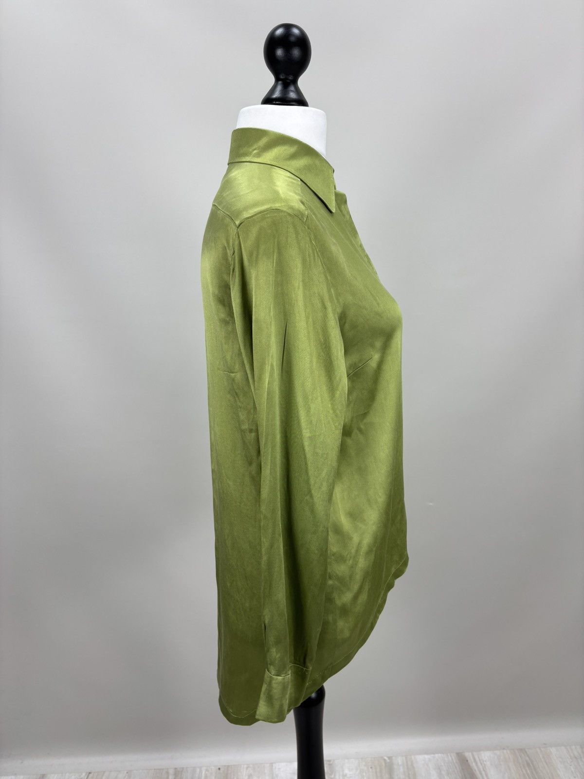 Miu Miu Womens blouse Miu Miu Size 40 Color Green Size S / US 4 / IT 40 - 4 Thumbnail