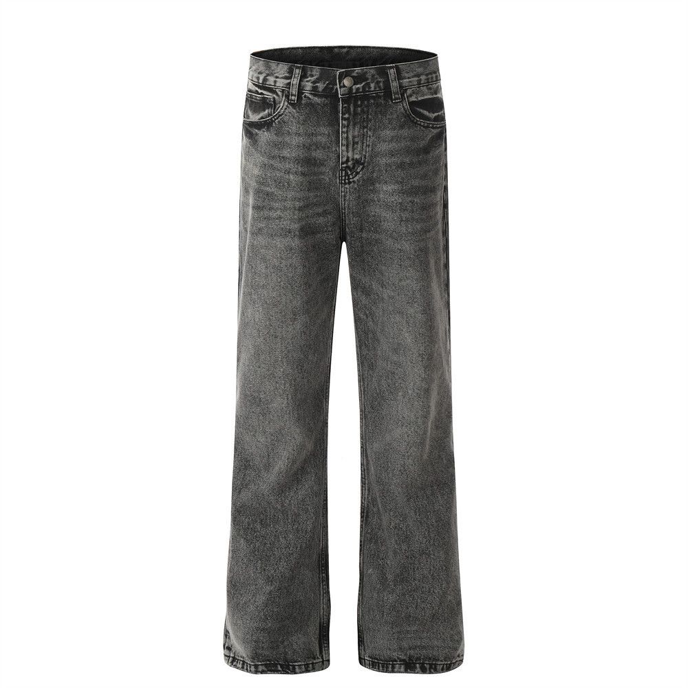 Japanese Brand × Jean Heavy washed distressed men's punk retro denim straight Size US 32 / EU 48 - 1 Thumbnail