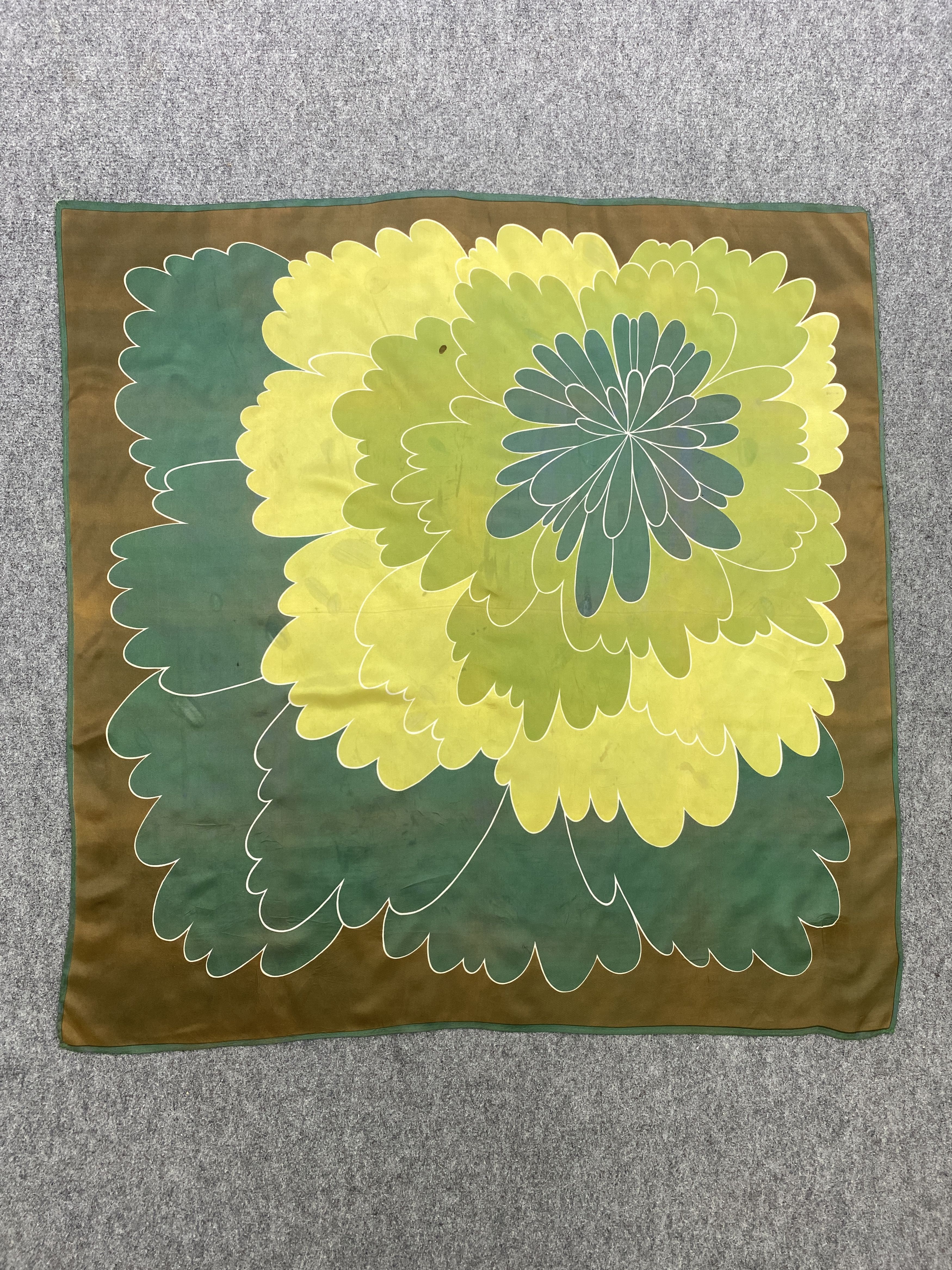 Vintage Italian Designer Silk Scarf / Muffler / Silk Shawl - SN0060 Size ONE SIZE - 3 Thumbnail
