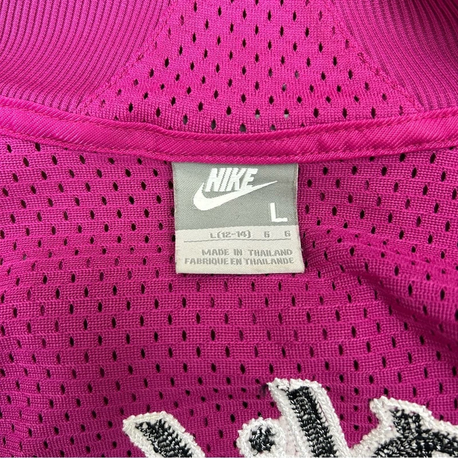 Nike Nike Retro Mesh‎ Chainstitch Embroidered Women's Jacket Size L / US 10 / IT 46 - 8 Thumbnail