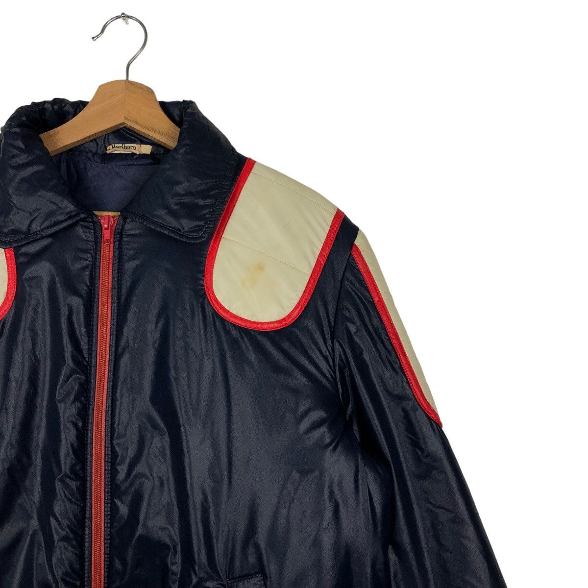 Marlboro 🔥90’s Vintage Bomber Jacket Light Puffer Down Marlboro USA Size US S / EU 44-46 / 1 - 5 Thumbnail