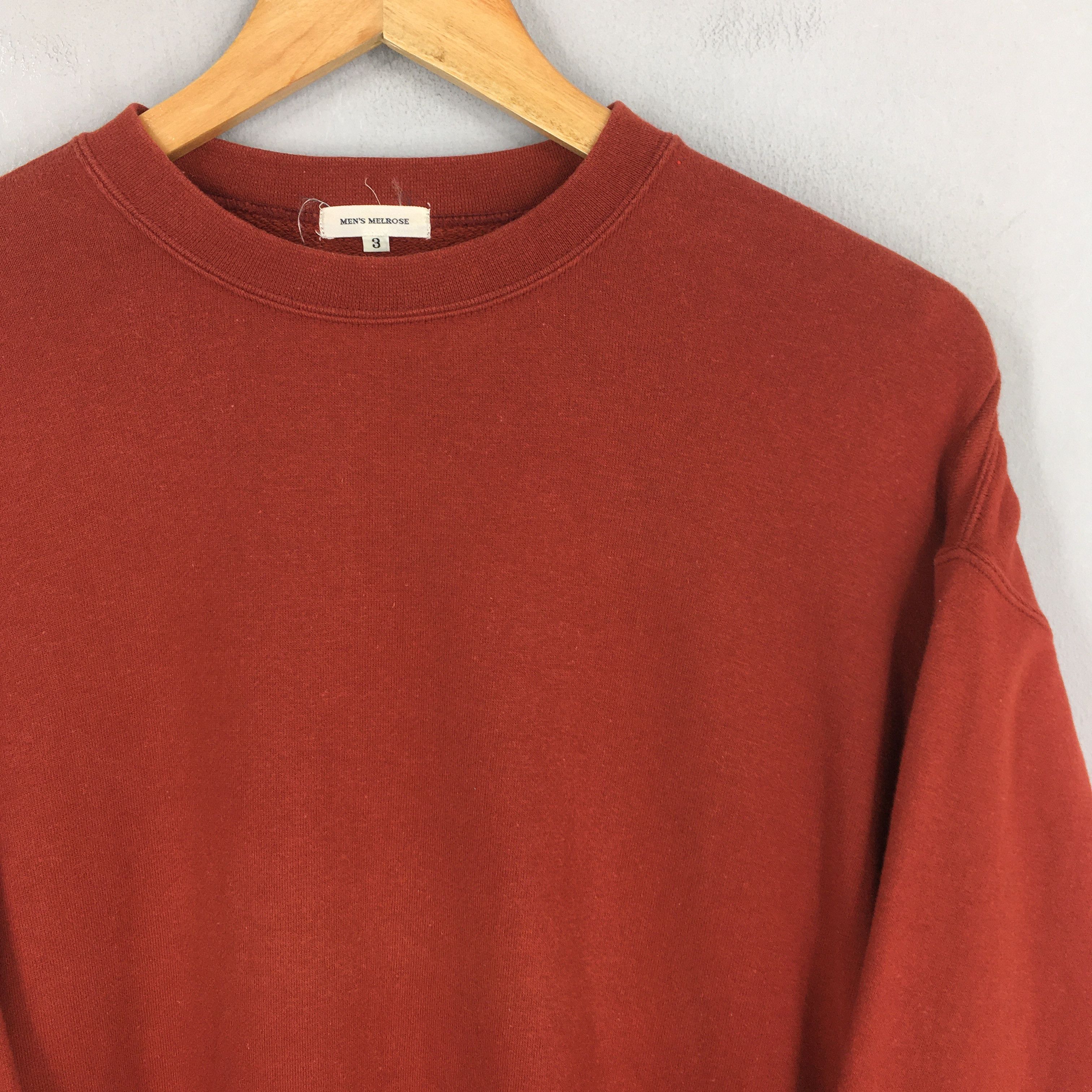 Vintage Vintage 90's Men's Melrose Designer Sweatshirt Medium Size US M / EU 48-50 / 2 - 2 Thumbnail
