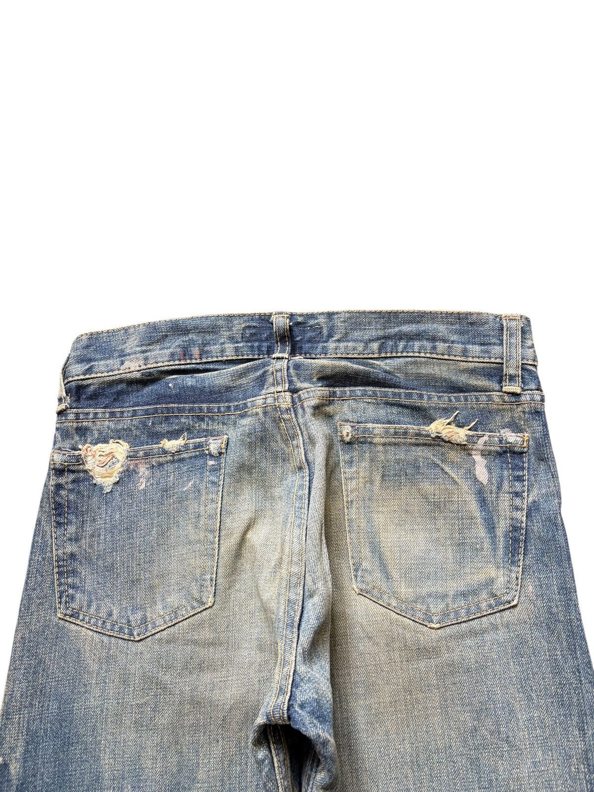 Edwin Vintage Domingo Mud Wash Distressed Jeans Size 27" / US 4 / IT 40 - 4 Thumbnail