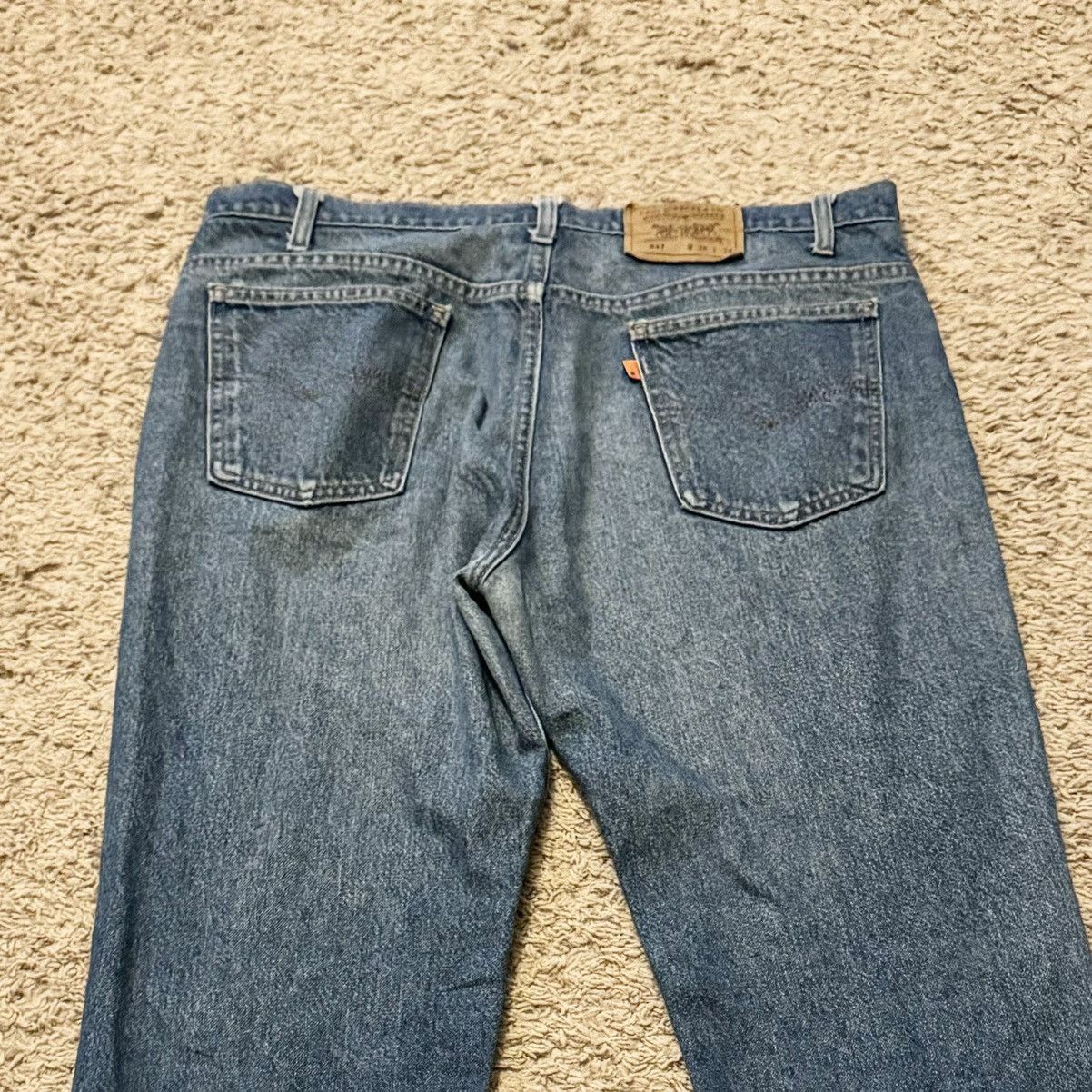 Levi's × Vintage VINTAGE MADE IN USA LEVI’S 517 ORANGE TAB JEANS! Size US 36 / EU 52 - 6 Thumbnail