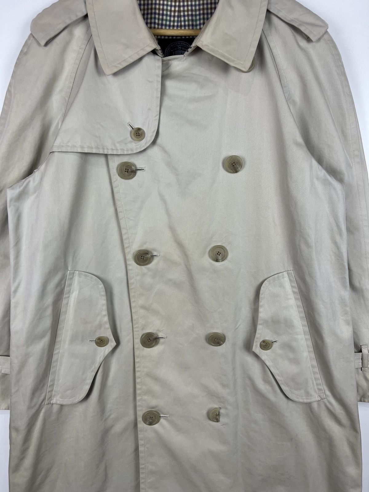 J. Press 🔥 J.PRESS NEW YORK BEIGE TRENCH COAT Size US L / EU 52-54 / 3 - 5 Thumbnail