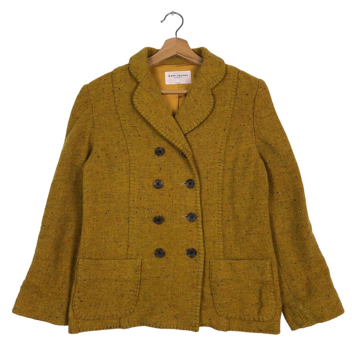 Japanese Brand 🔥Cropped Coats Jacket Knit Marc Jacobs Look Size M / US 6-8 / IT 42-44 - 2 Thumbnail