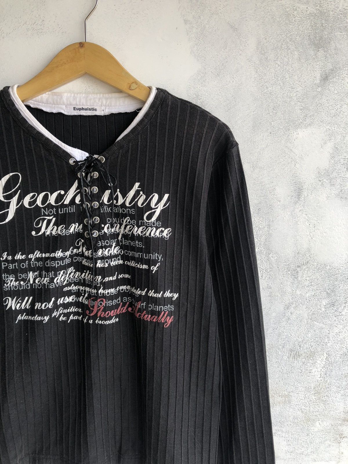 If Six Was Nine Japanese Poem Double Layer Euphuistic Longsleeve Ifsix Style Size US L / EU 52-54 / 3 - 3 Thumbnail