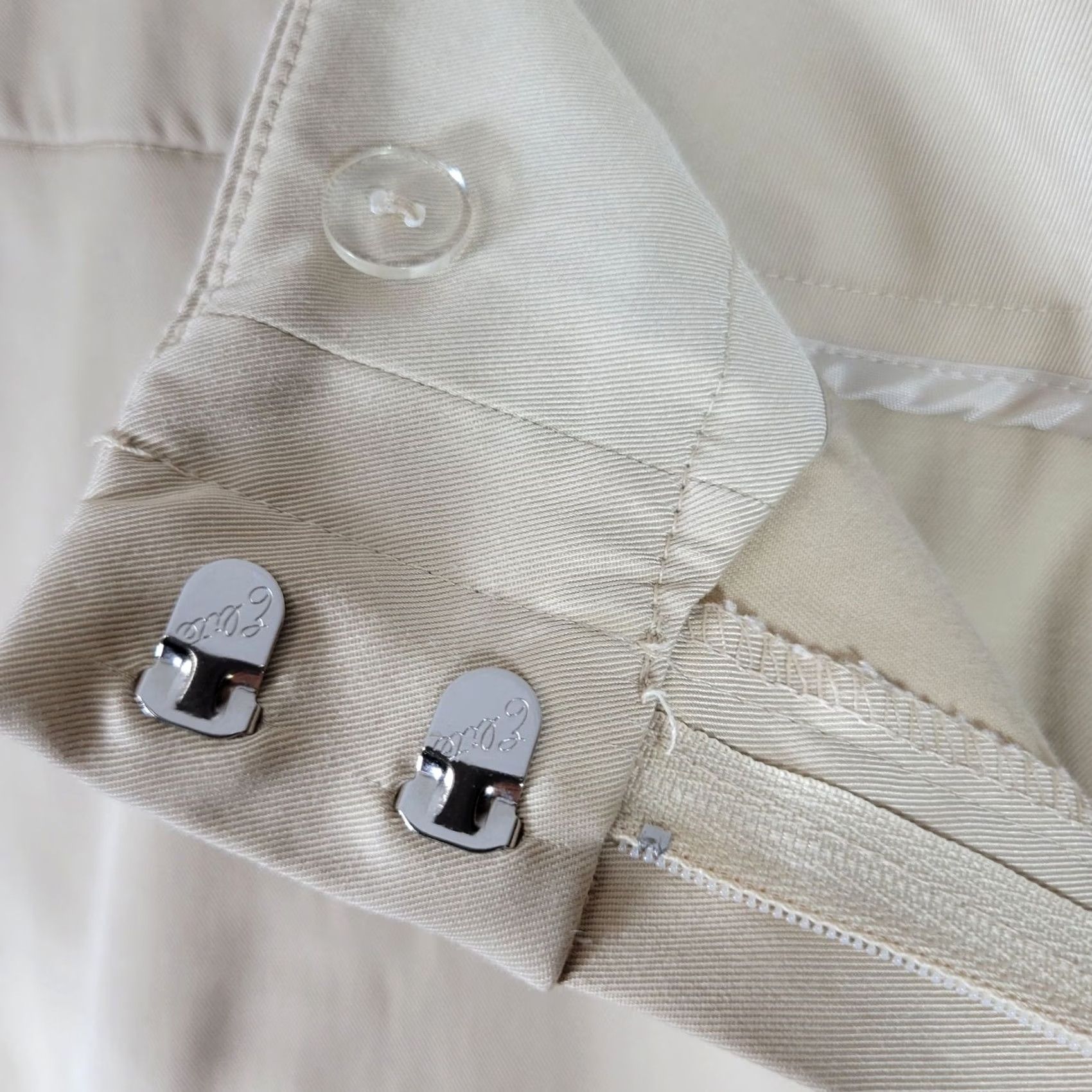 Vintage Studio 1940 Womens Beige Capri Pants Size 16W Size 38" / US 16 / IT 52 - 8 Thumbnail