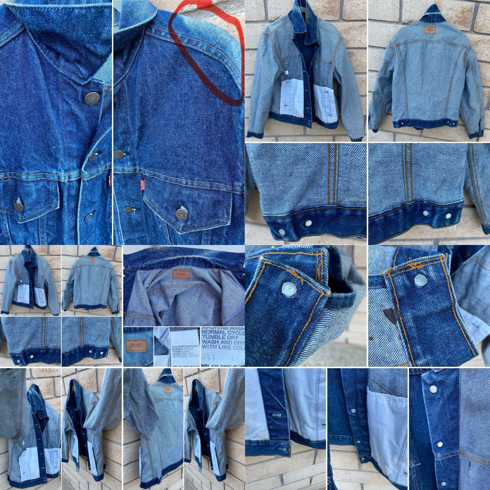 Levi's VINTAGE Levi’s Denim Jacket Trucker Cowboy Western Worn Made In USA Size 42 Size US XS / EU 42 / 0 - 8 Thumbnail