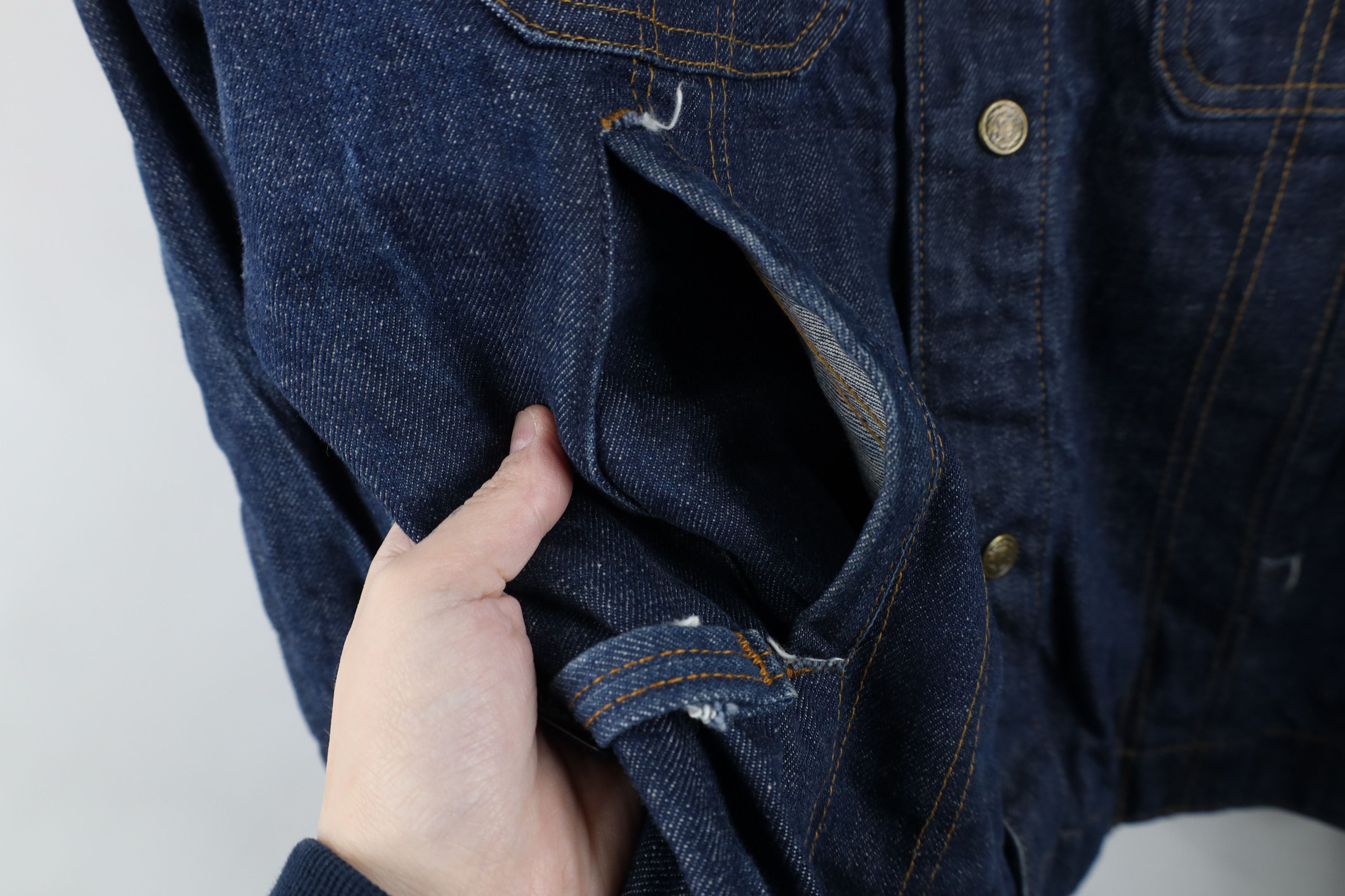 Vintage Vintage 60s Streetwear Buckle Denim Jean Trucker Jacket USA Size US XL / EU 56 / 4 - 7 Thumbnail