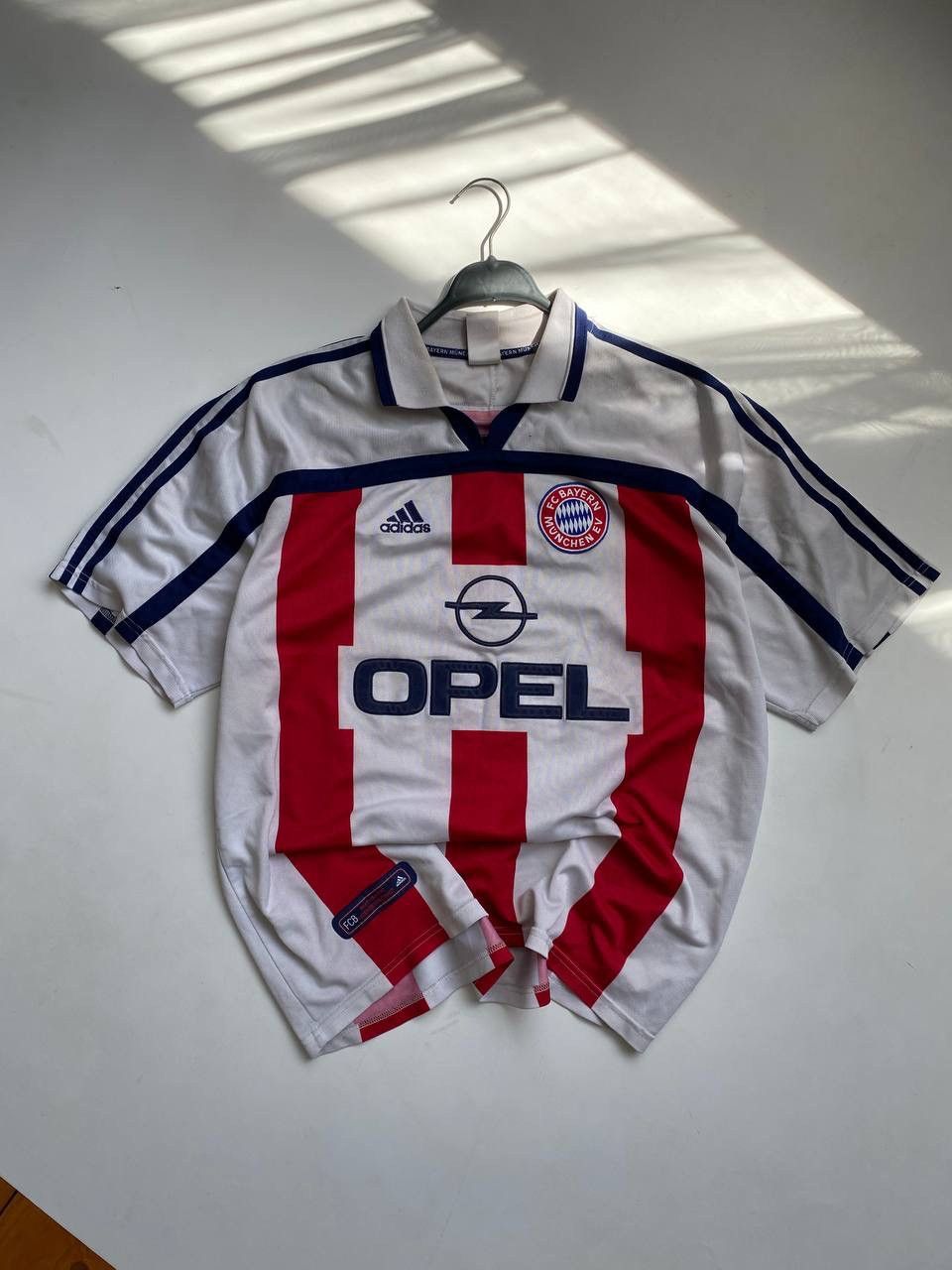 Adidas BAYERN MUNICH 2000-2001 ADIDAS AWAY FOOTBALL SOCCER JERSEY Size US XL / EU 56 / 4 - 2 Thumbnail