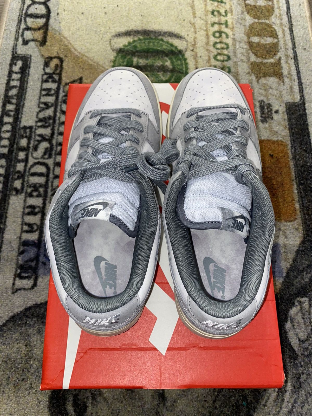 Nike Nike Dunk Low Cool Grey Football Grey (13.5 Womens) Size US 12 / EU 45 - 5 Thumbnail