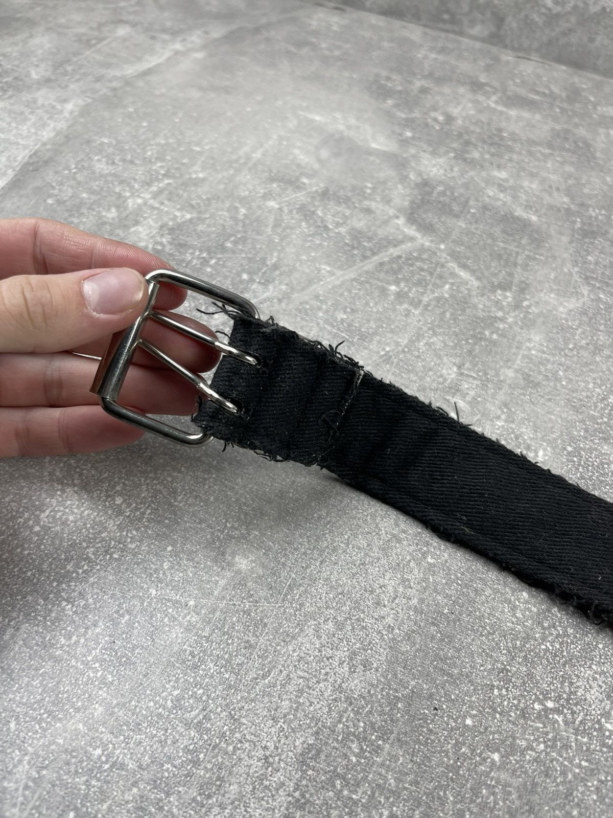 Vintage Vintage HandMade Black Avant Garde Skulls Cotton Belt Size ONE SIZE - 5 Thumbnail