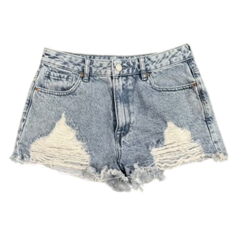 Pacsun Pacsun High Rise Festival Cutoff Ripped Jean Shorts, Size 27 Size 27" / US 4 / IT 40 - 1 Thumbnail