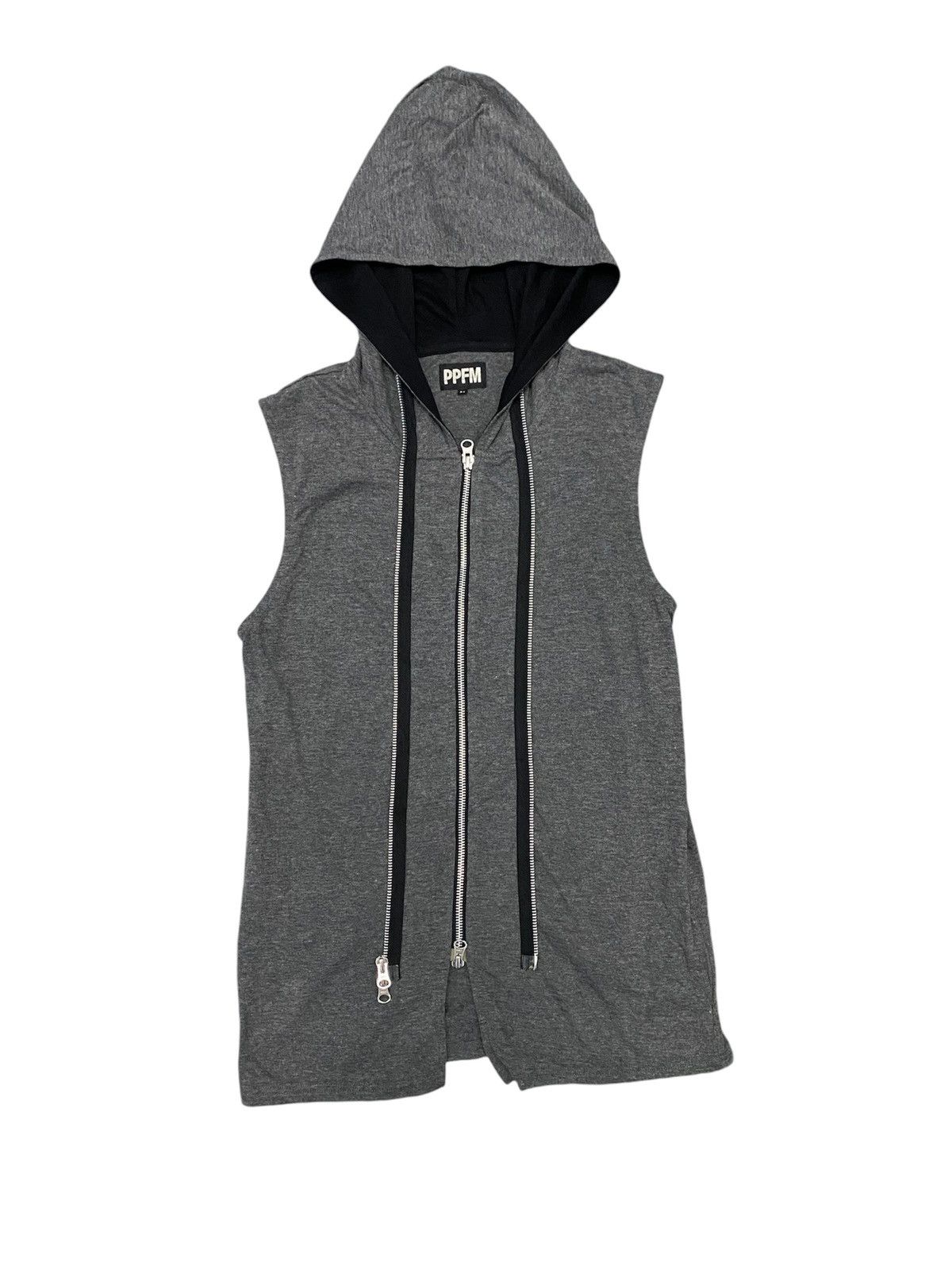 PPFM AW2005🔥Punk 2 piece combine transform hoodie + shirt zipper Size US M / EU 48-50 / 2 - 3 Thumbnail