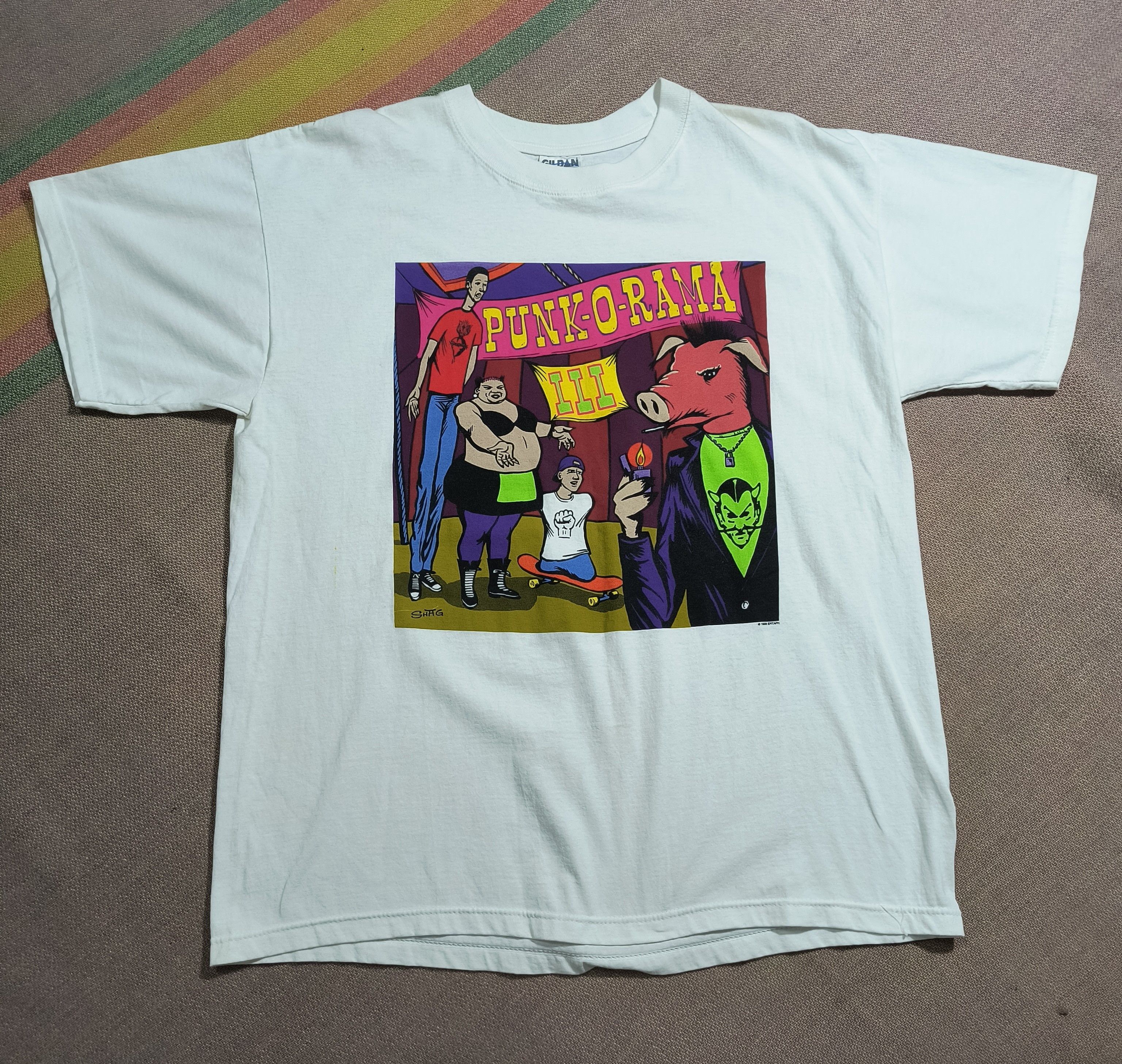 Band Tees Vintage Punk-O-Rama III Epitaph 1998 tee Size US XL / EU 56 / 4 - 2 Thumbnail