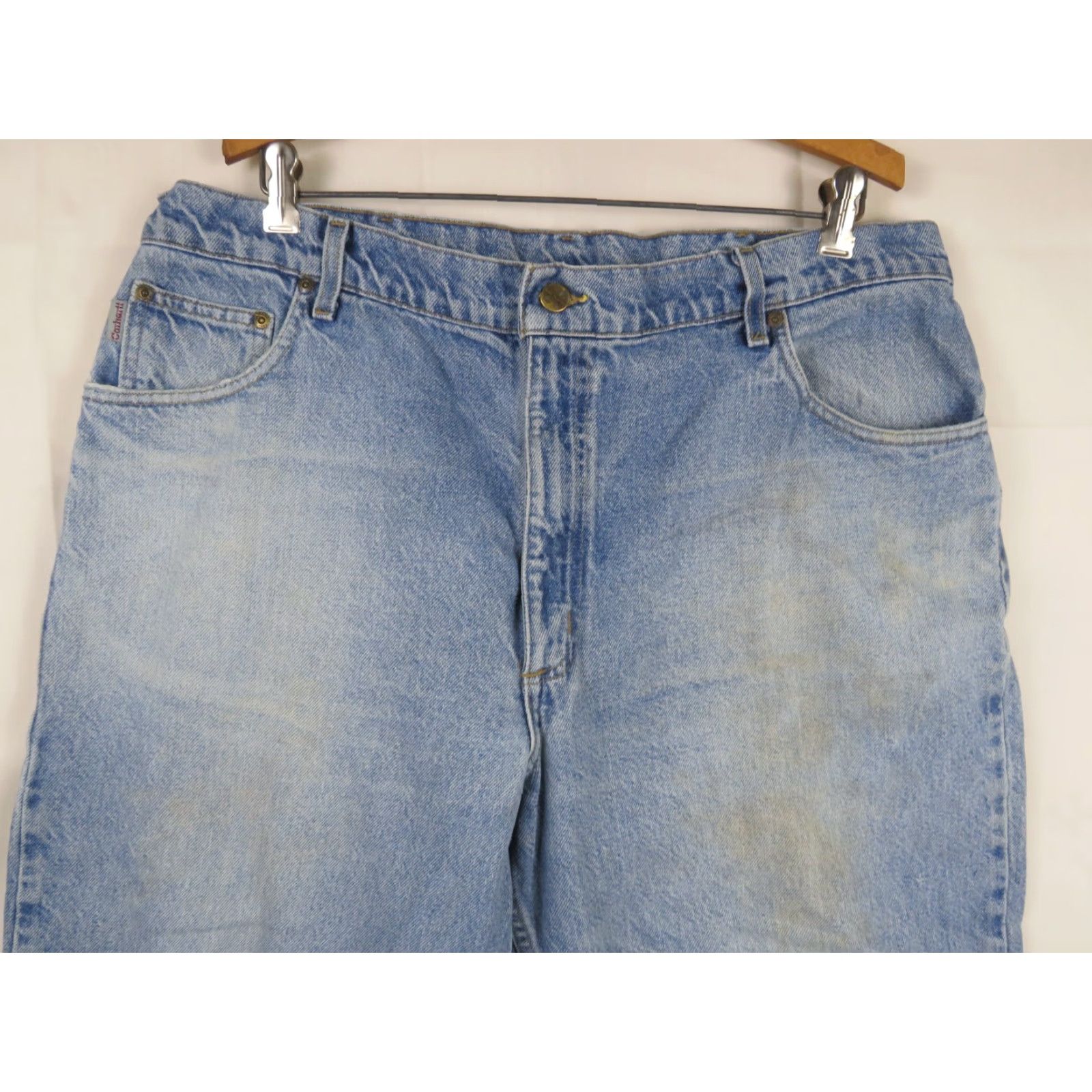 Carhartt Carhartt Jeans 40X32 Denim Relaxed Fit Men Regular Blue 40 32 Union Made Tapered Vintage? Size US 40 / EU 56 - 4 Thumbnail