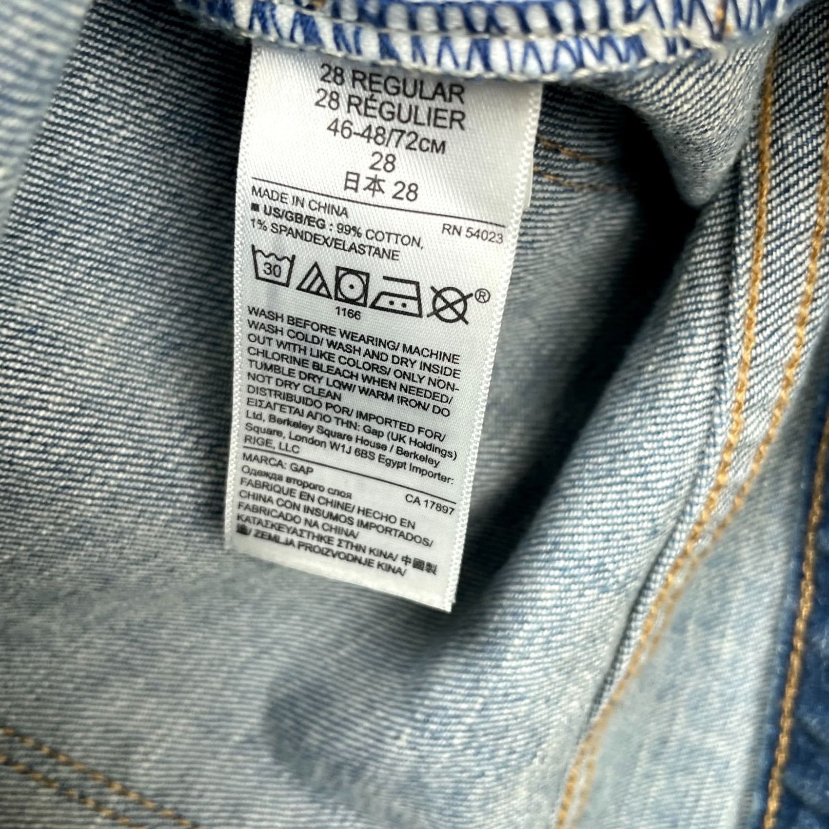 Gap Gap Jeans Womens 28R Blue 1969 Bootcut Denim Cotton Stretch Waist 30in Inseam 32in 5-Pocket Mens? Womens Size 28" / US 6 / IT 42 - 4 Thumbnail