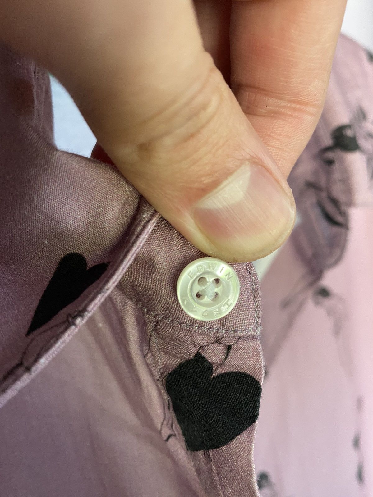 Edwin × Japanese Brand Edwin Nimes SS Shirt stussy style tits naked girls y2k Size US M / EU 48-50 / 2 - 8 Thumbnail