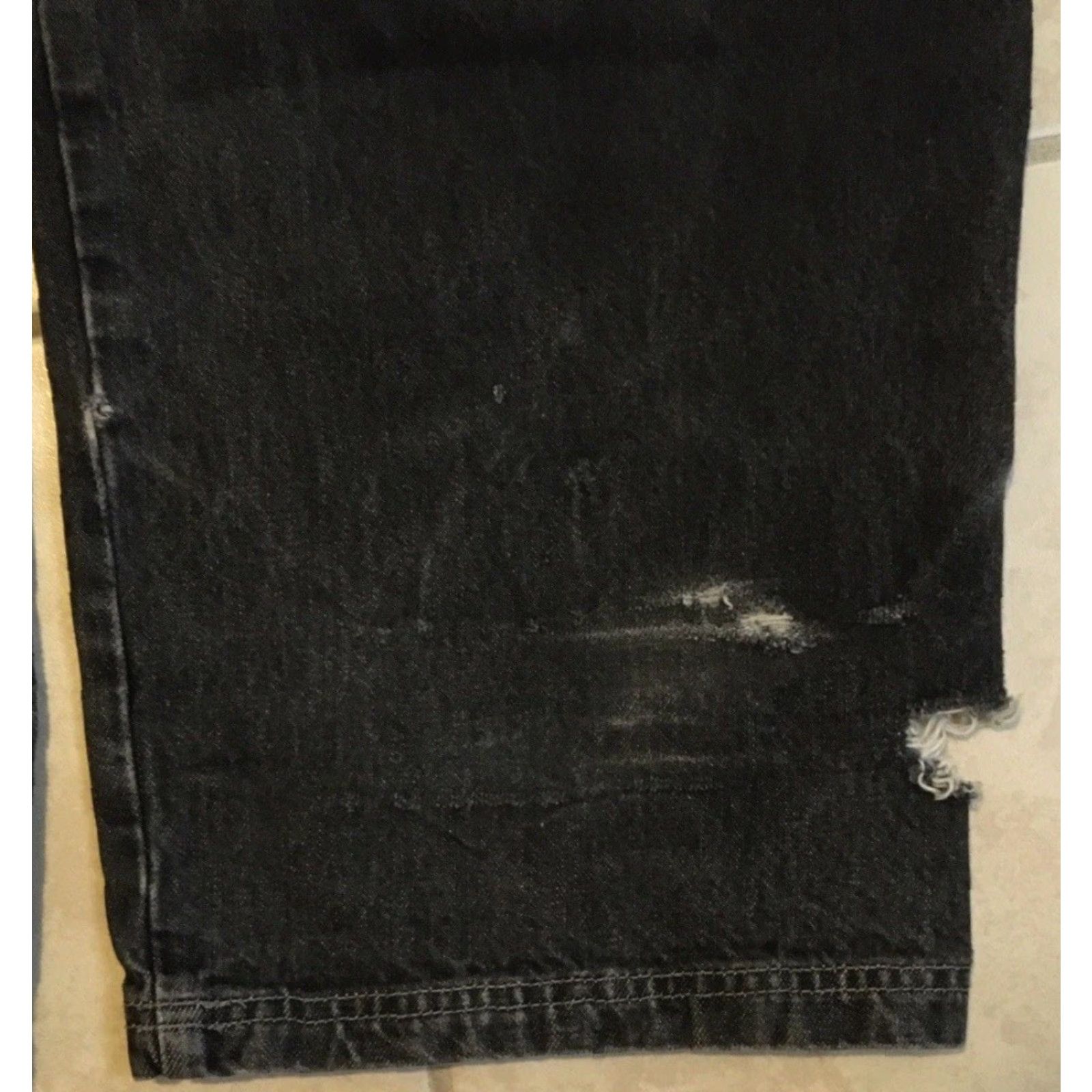 JNCO VINTAGE Wu Wear Jeans 36 Black Distressed Baggy 90s Hip Hop 80s 90s USA Mens Jeans Regular Large Size US 36 / EU 52 - 7 Thumbnail